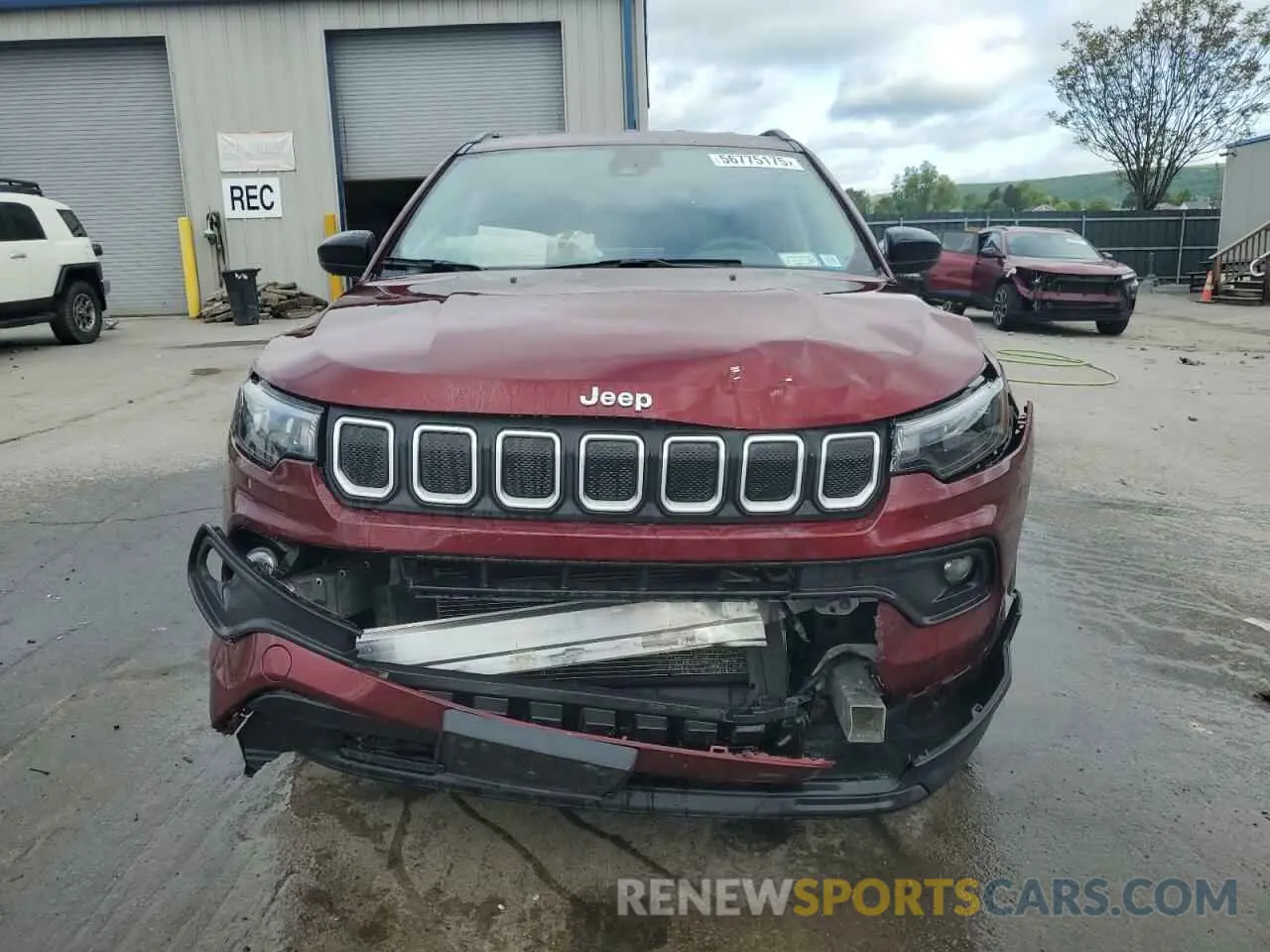 5 fotografías del automóvil dañado 3C4NJDFB8NT118522 JEEP COMPASS 2022