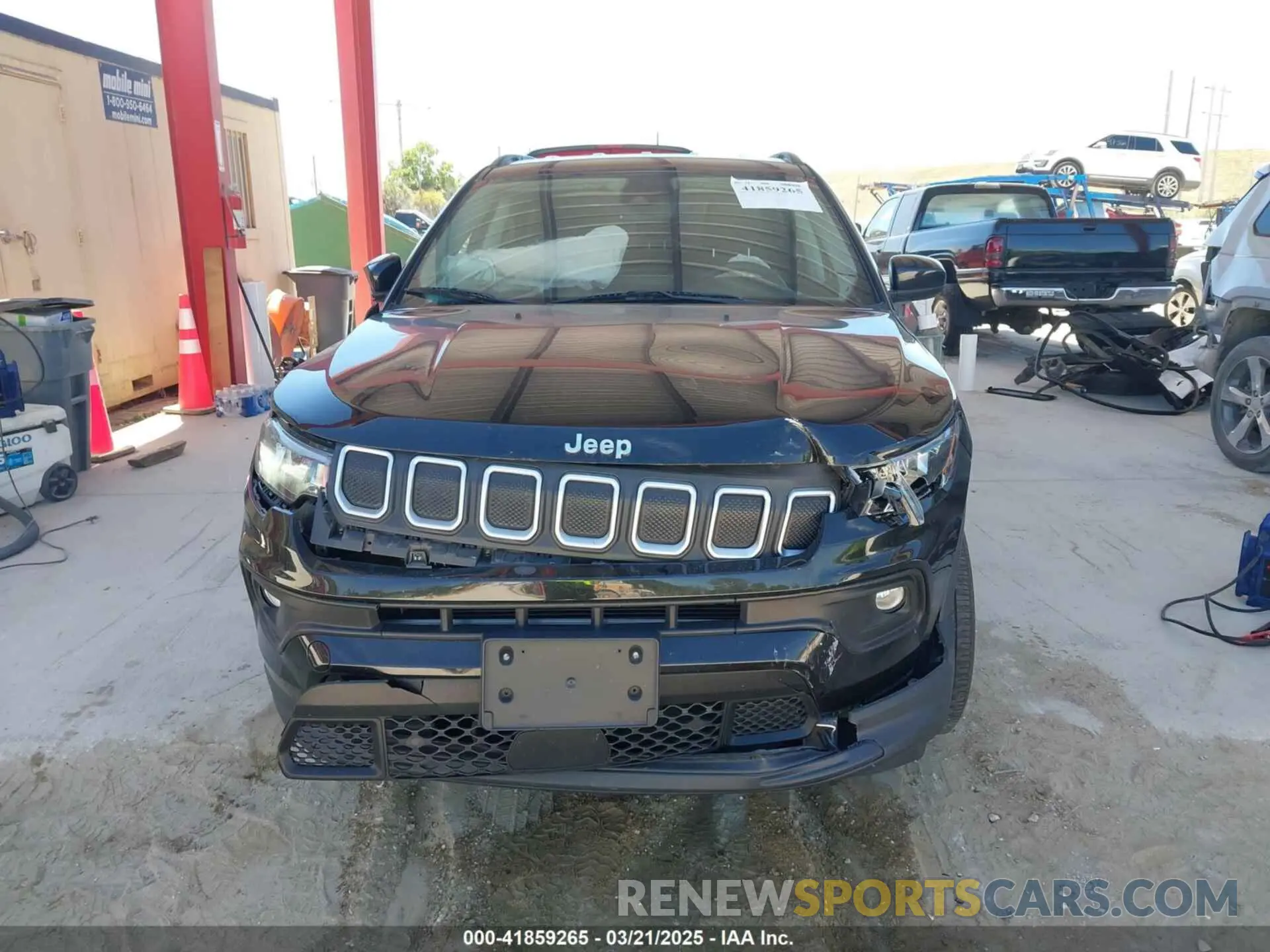 12 fotografías del automóvil dañado 3C4NJDFB8NT127866 JEEP COMPASS 2022