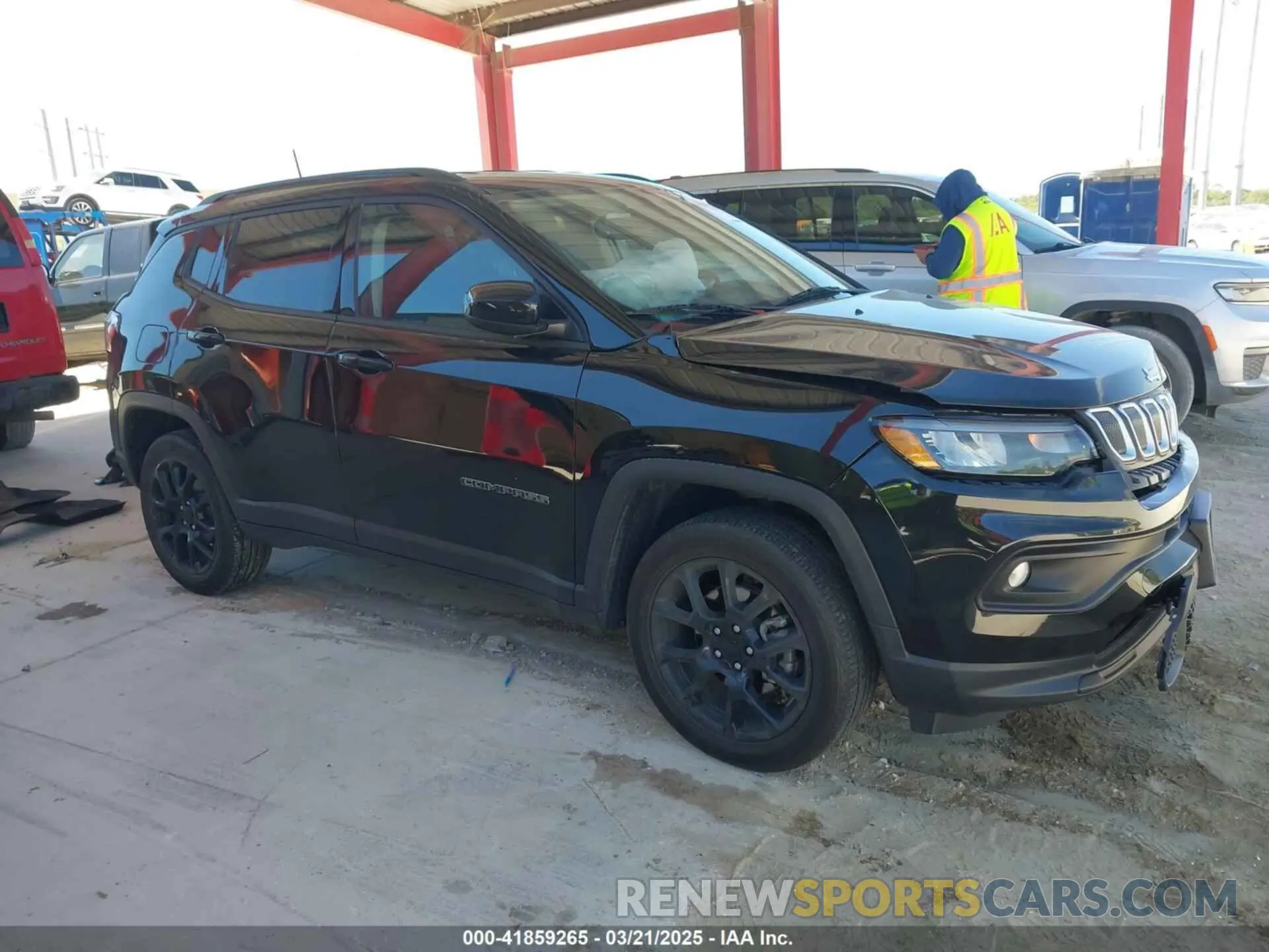 13 fotografías del automóvil dañado 3C4NJDFB8NT127866 JEEP COMPASS 2022