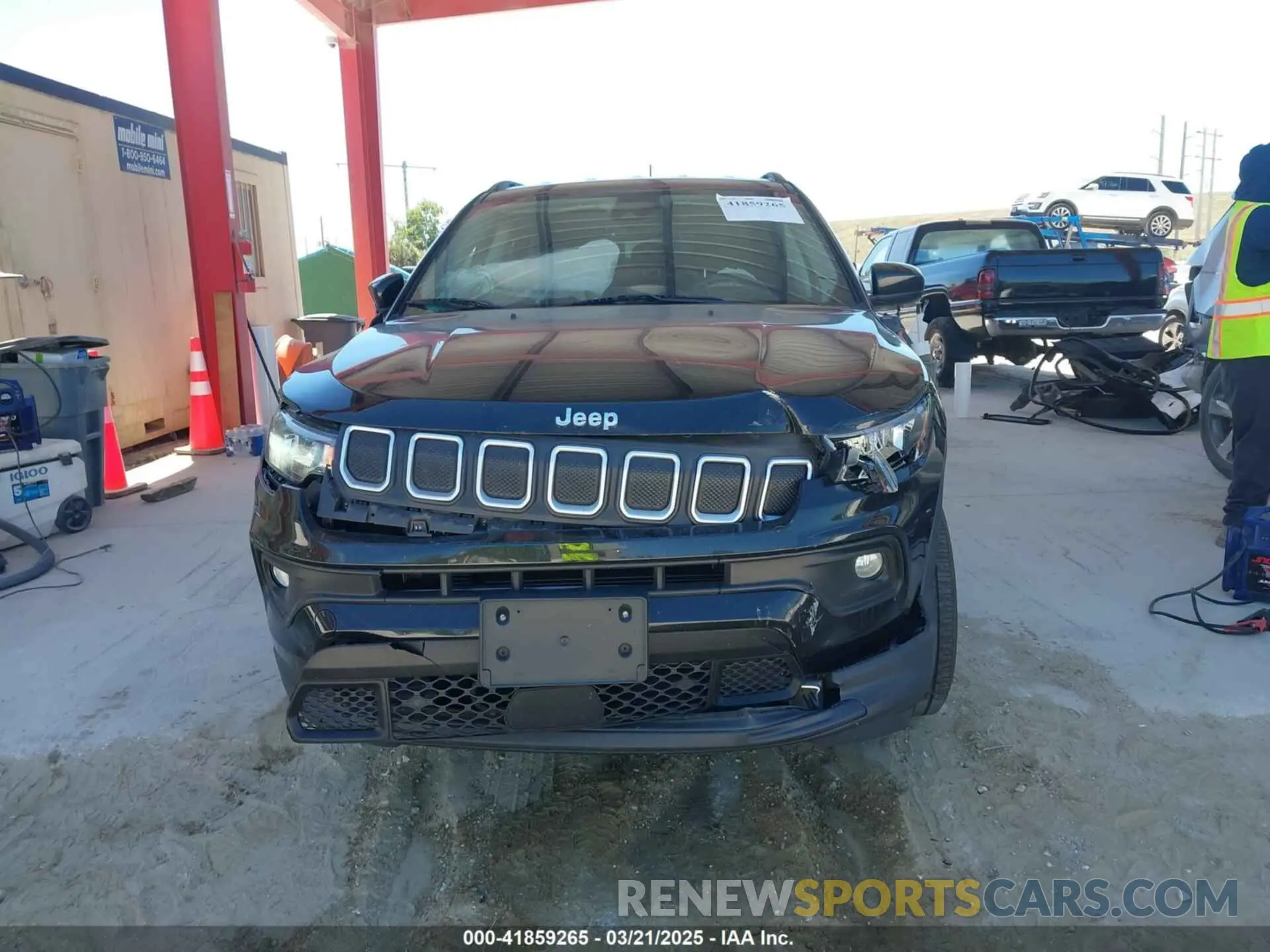 6 fotografías del automóvil dañado 3C4NJDFB8NT127866 JEEP COMPASS 2022