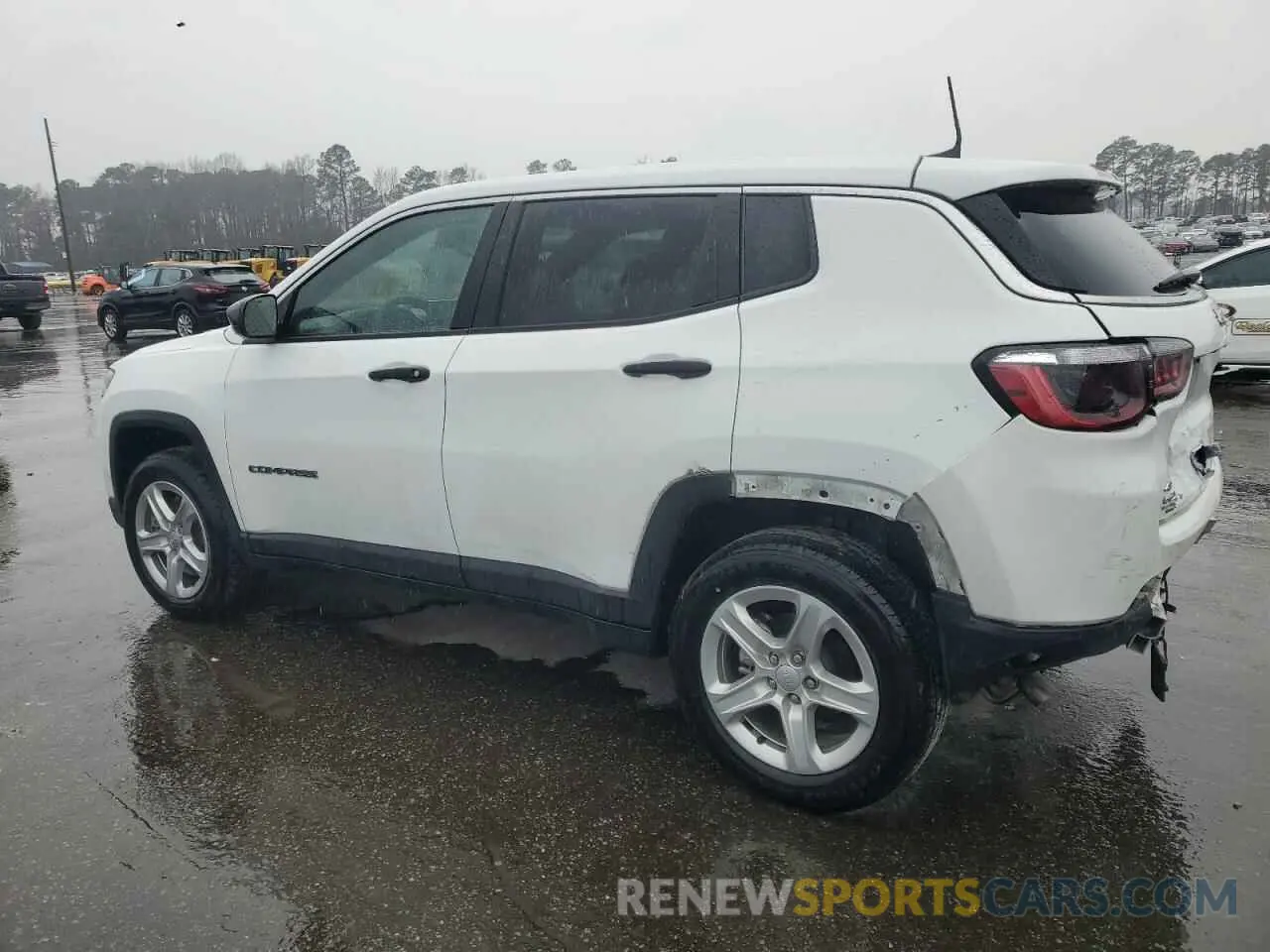 2 fotografías del automóvil dañado 3C4NJDAN5PT525962 JEEP COMPASS 2023