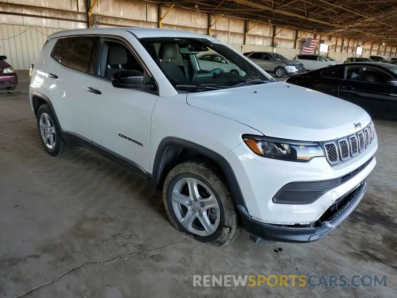 4 fotografías del automóvil dañado 3C4NJDAN6PT515571 JEEP COMPASS 2023