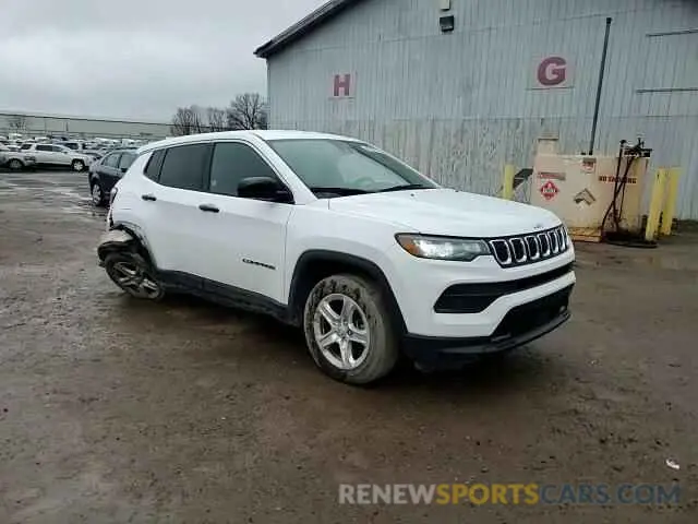 12 fotografías del automóvil dañado 3C4NJDAN7PT506393 JEEP COMPASS 2023