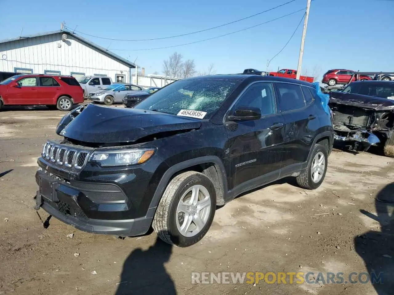 1 fotografías del automóvil dañado 3C4NJDAN8PT531917 JEEP COMPASS 2023