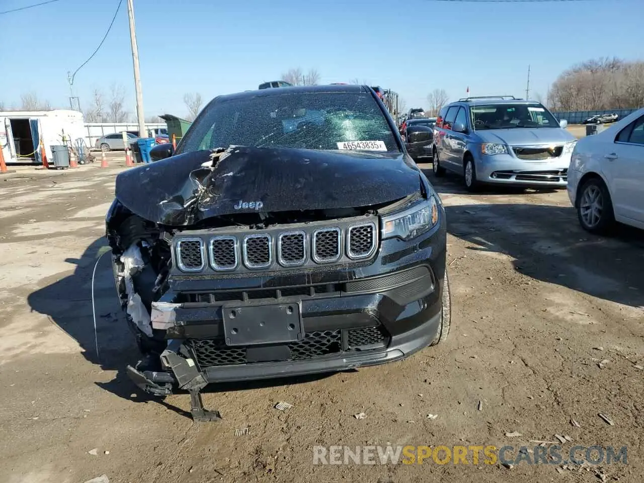 5 fotografías del automóvil dañado 3C4NJDAN8PT531917 JEEP COMPASS 2023