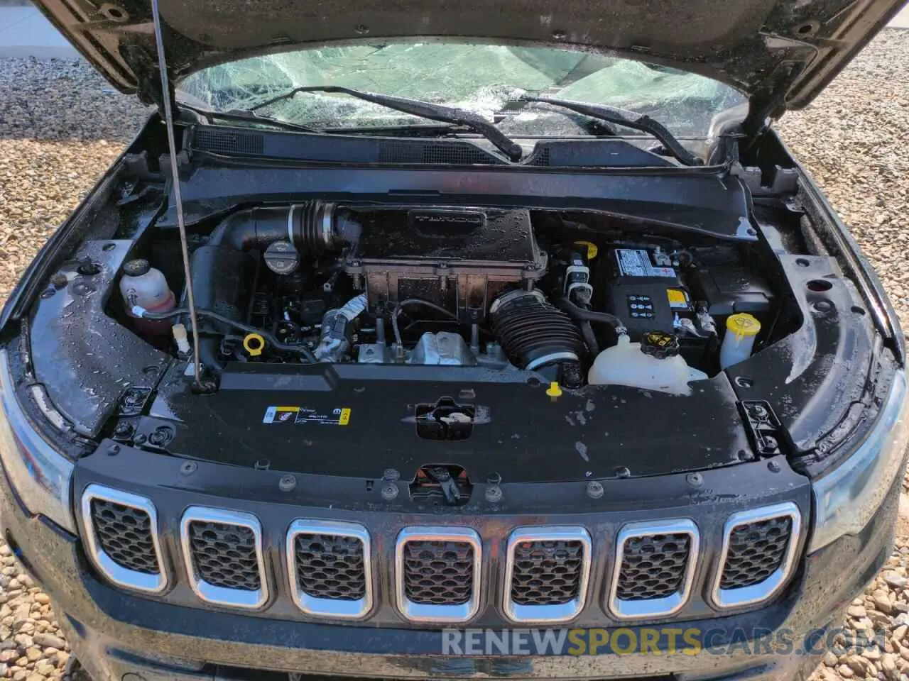 12 fotografías del automóvil dañado 3C4NJDBN0PT509800 JEEP COMPASS 2023