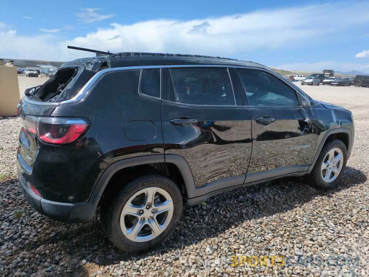 3 fotografías del automóvil dañado 3C4NJDBN0PT509800 JEEP COMPASS 2023