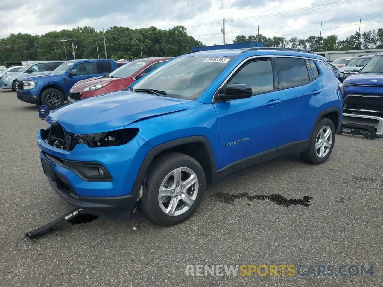 1 fotografías del automóvil dañado 3C4NJDBN1PT537959 JEEP COMPASS 2023