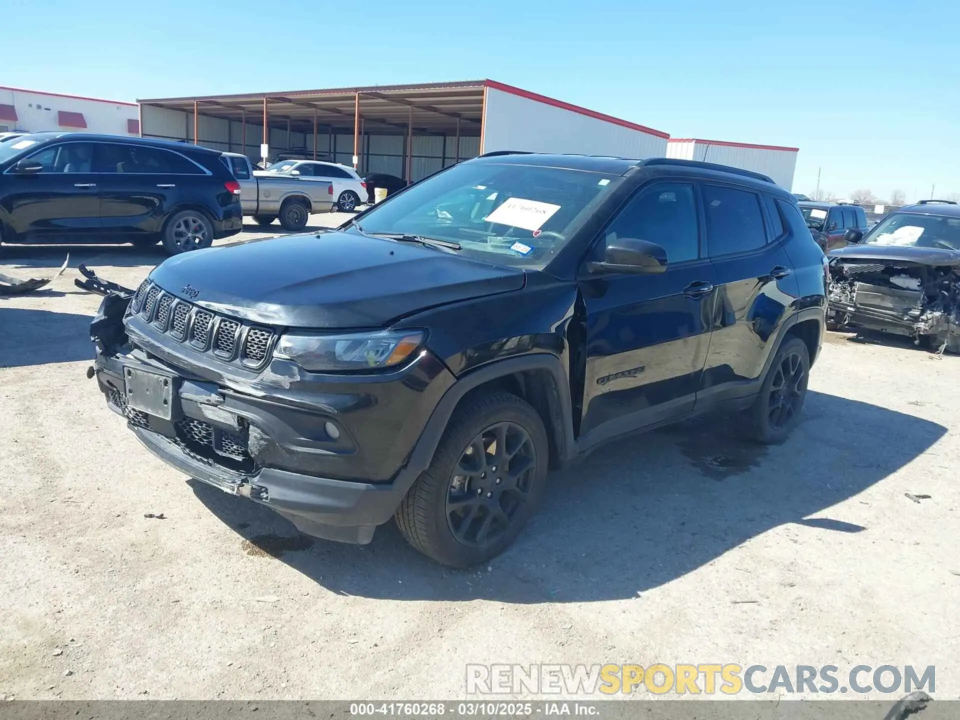2 fotografías del automóvil dañado 3C4NJDBN2PT507868 JEEP COMPASS 2023