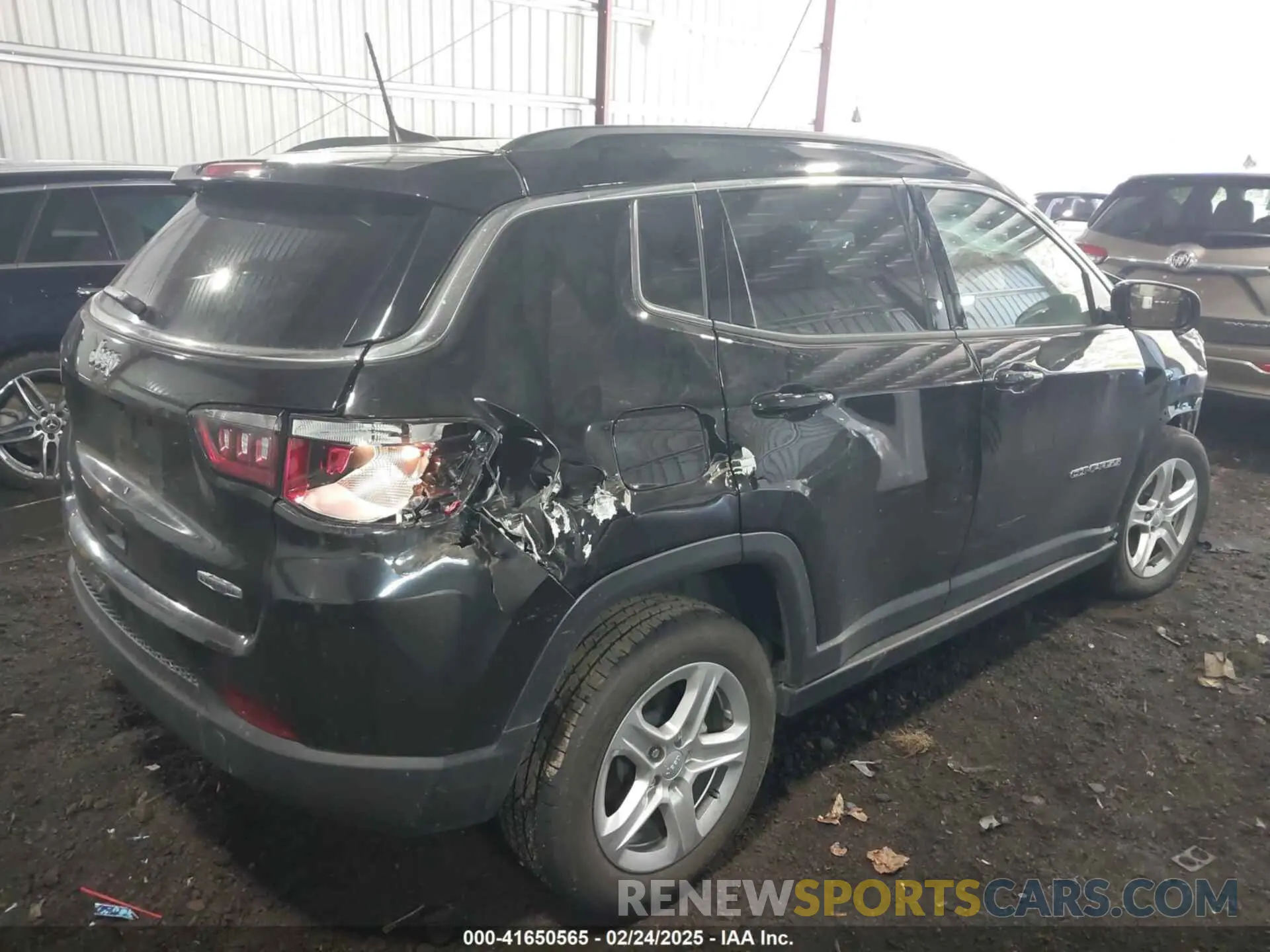 4 fotografías del automóvil dañado 3C4NJDBN4PT502817 JEEP COMPASS 2023
