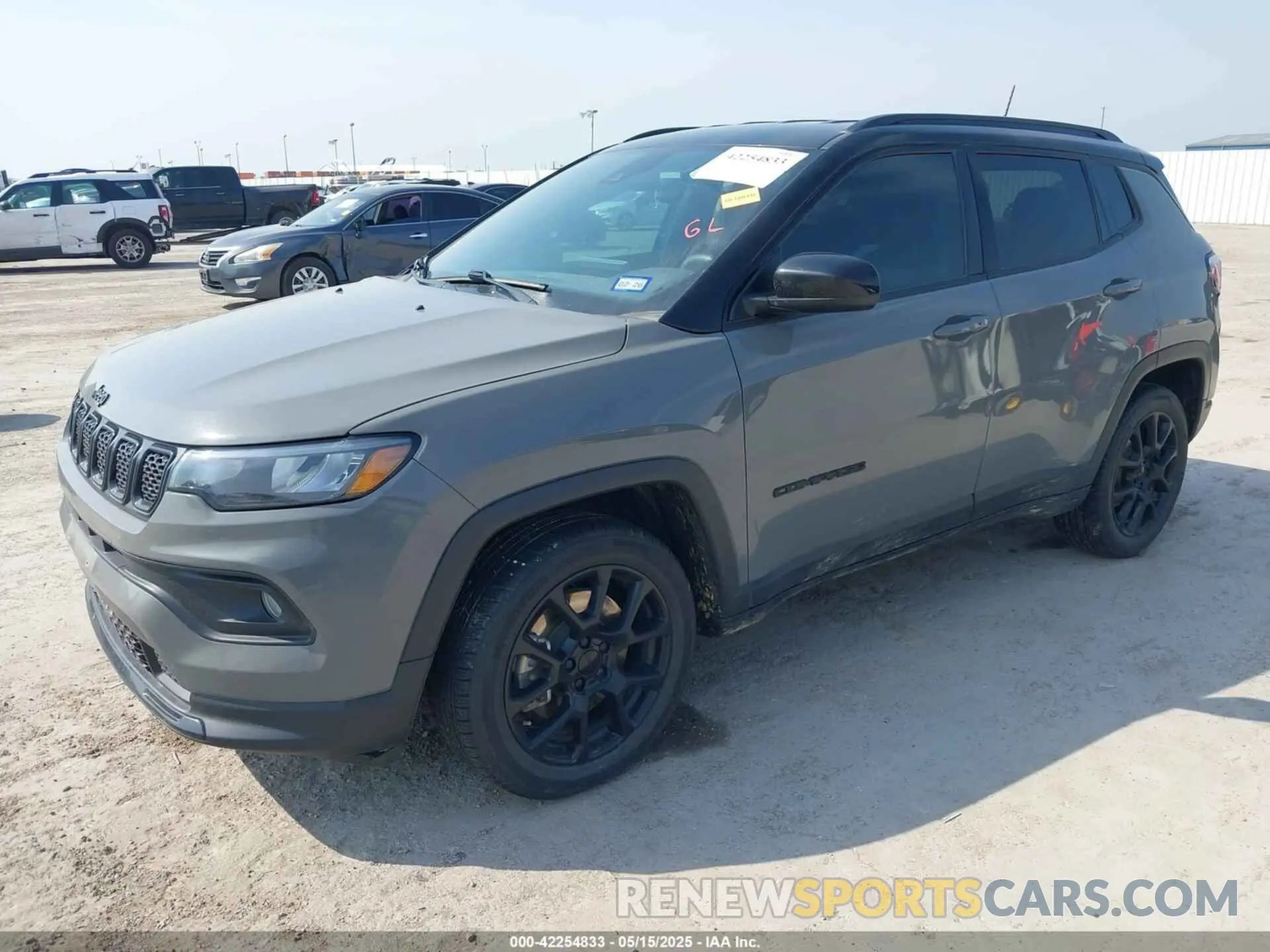 2 fotografías del automóvil dañado 3C4NJDBN6PT531767 JEEP COMPASS 2023