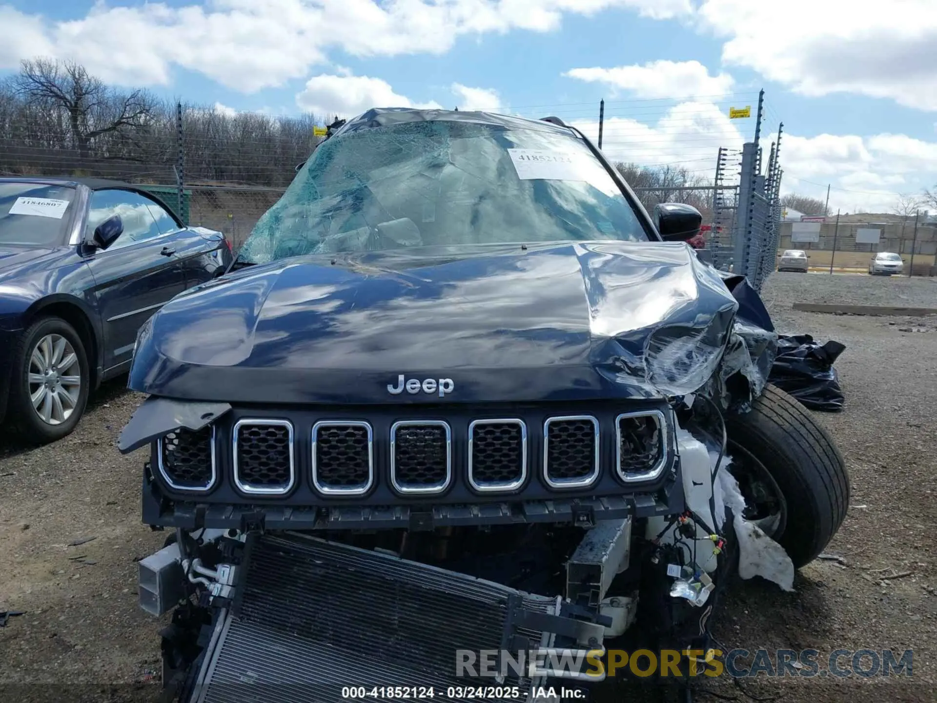 12 fotografías del automóvil dañado 3C4NJDBN9PT514039 JEEP COMPASS 2023