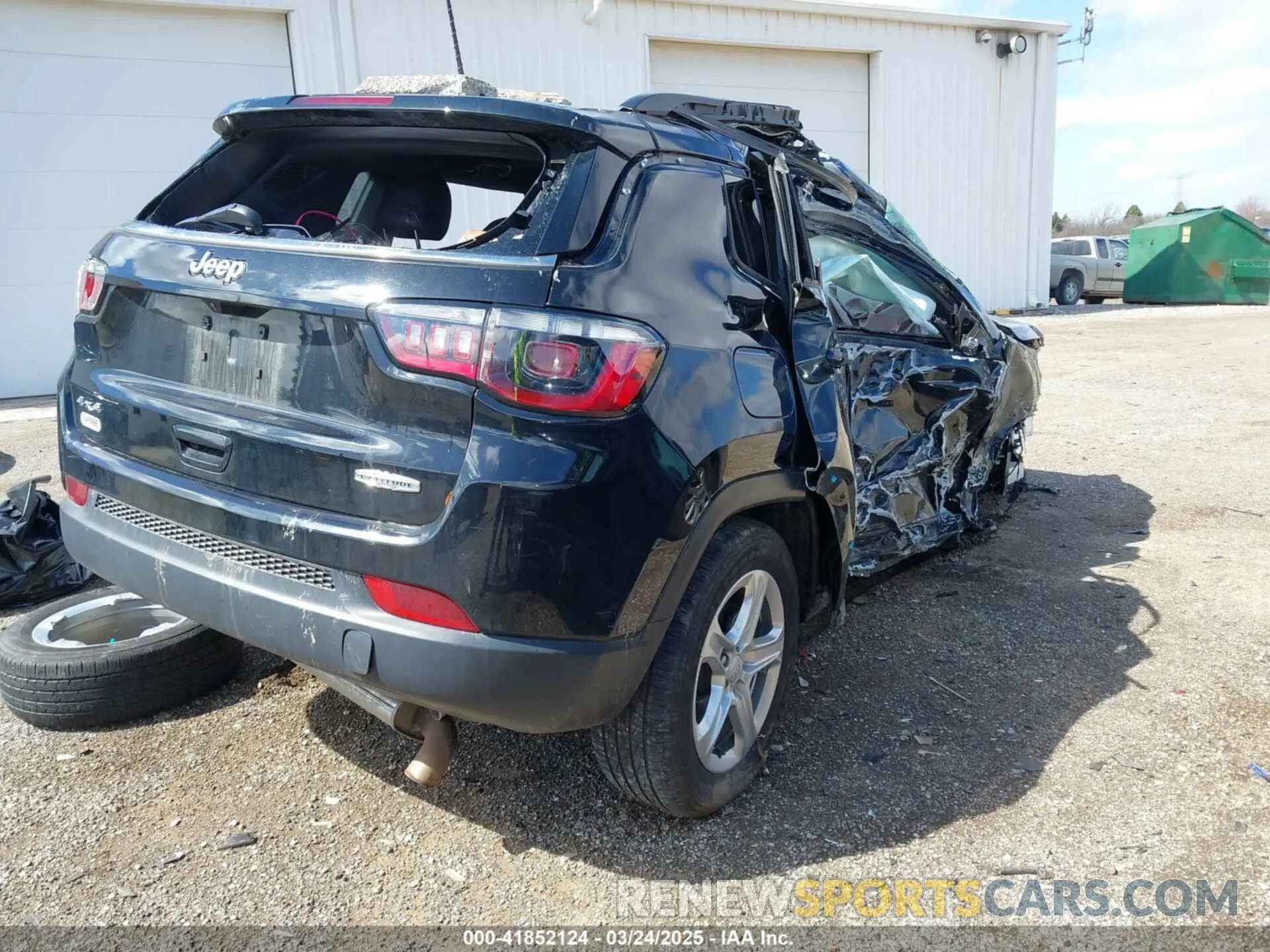4 fotografías del automóvil dañado 3C4NJDBN9PT514039 JEEP COMPASS 2023