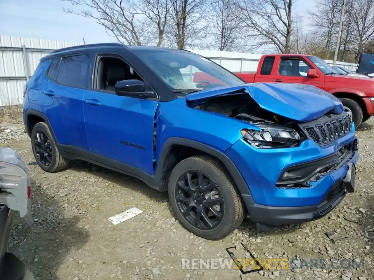 4 fotografías del automóvil dañado 3C4NJDBN9PT518866 JEEP COMPASS 2023
