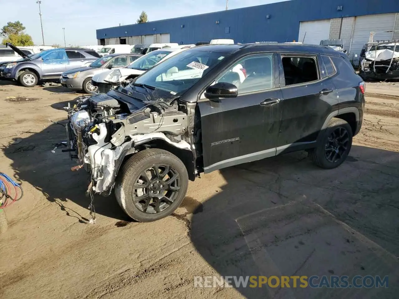 1 fotografías del automóvil dañado 3C4NJDBN9PT531763 JEEP COMPASS 2023