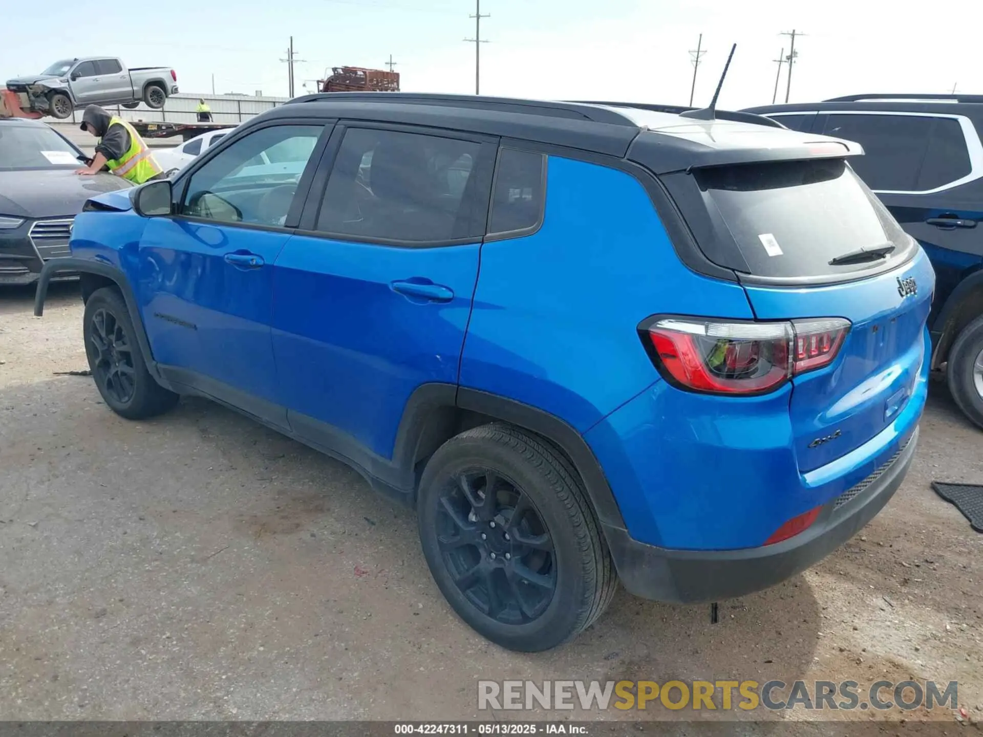 3 fotografías del automóvil dañado 3C4NJDBNXPT518522 JEEP COMPASS 2023