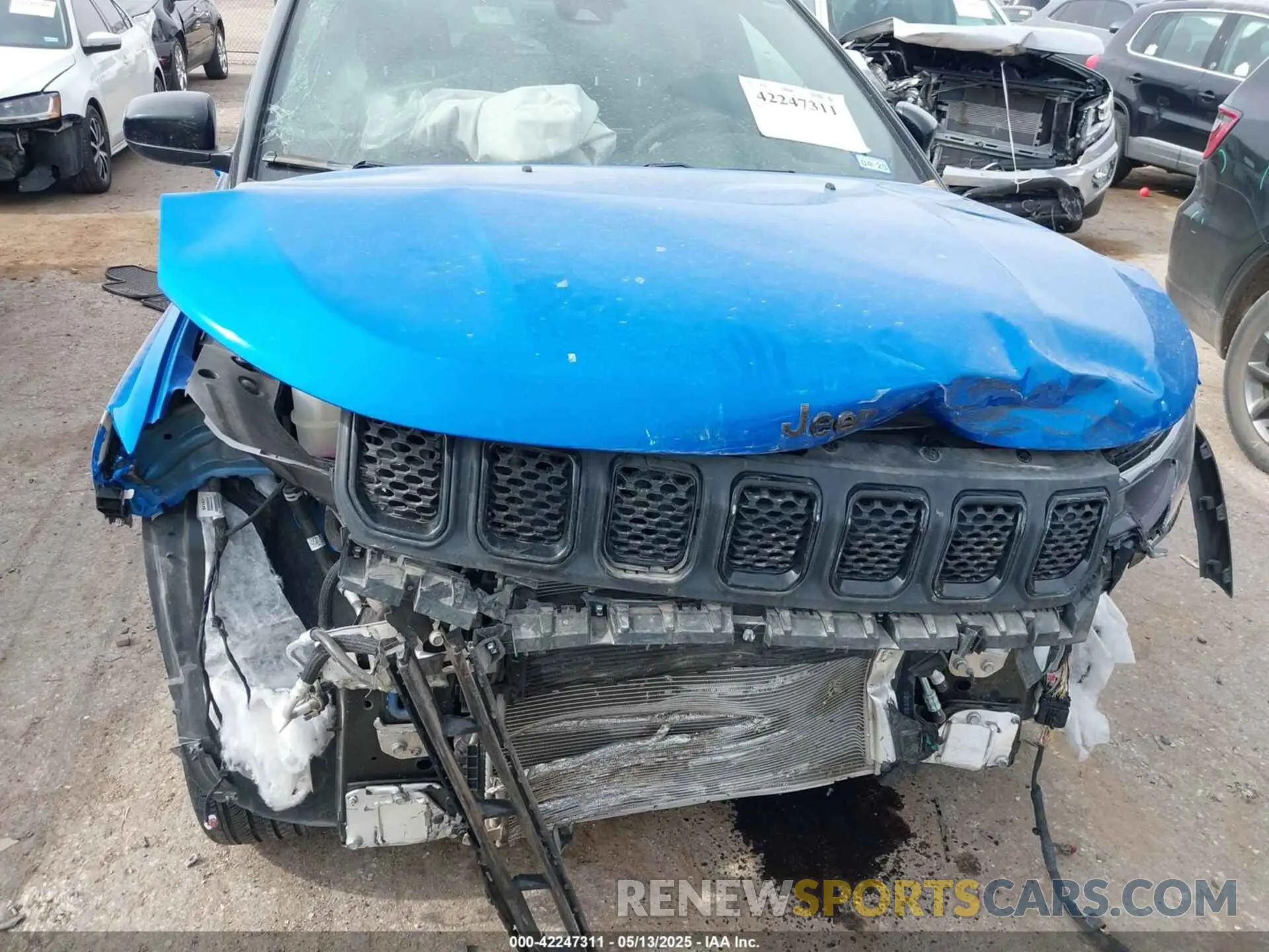 6 fotografías del automóvil dañado 3C4NJDBNXPT518522 JEEP COMPASS 2023