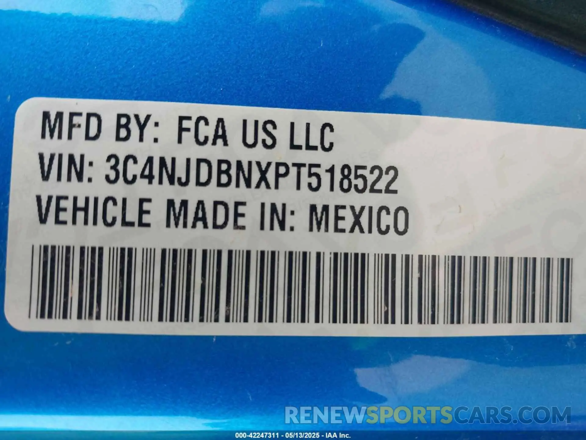9 fotografías del automóvil dañado 3C4NJDBNXPT518522 JEEP COMPASS 2023
