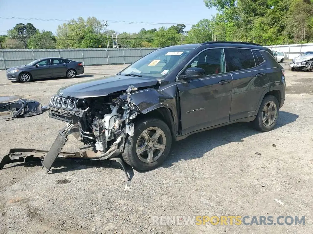 1 fotografías del automóvil dañado 3C4NJDBNXPT519279 JEEP COMPASS 2023
