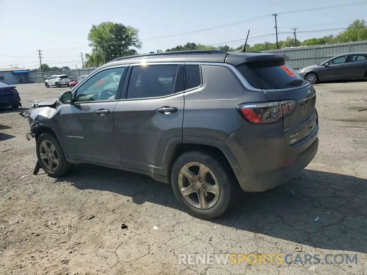 2 fotografías del automóvil dañado 3C4NJDBNXPT519279 JEEP COMPASS 2023