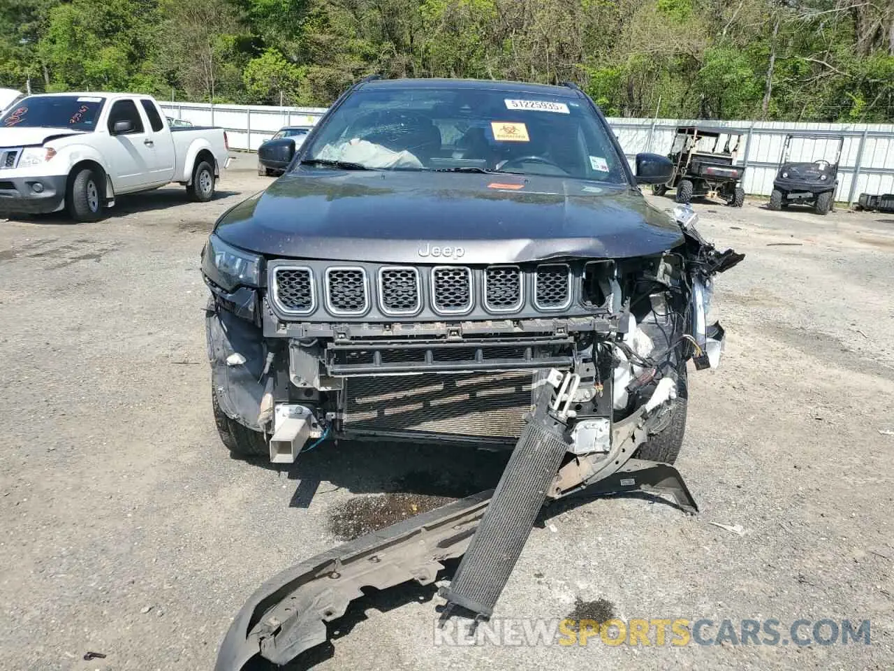 5 fotografías del automóvil dañado 3C4NJDBNXPT519279 JEEP COMPASS 2023
