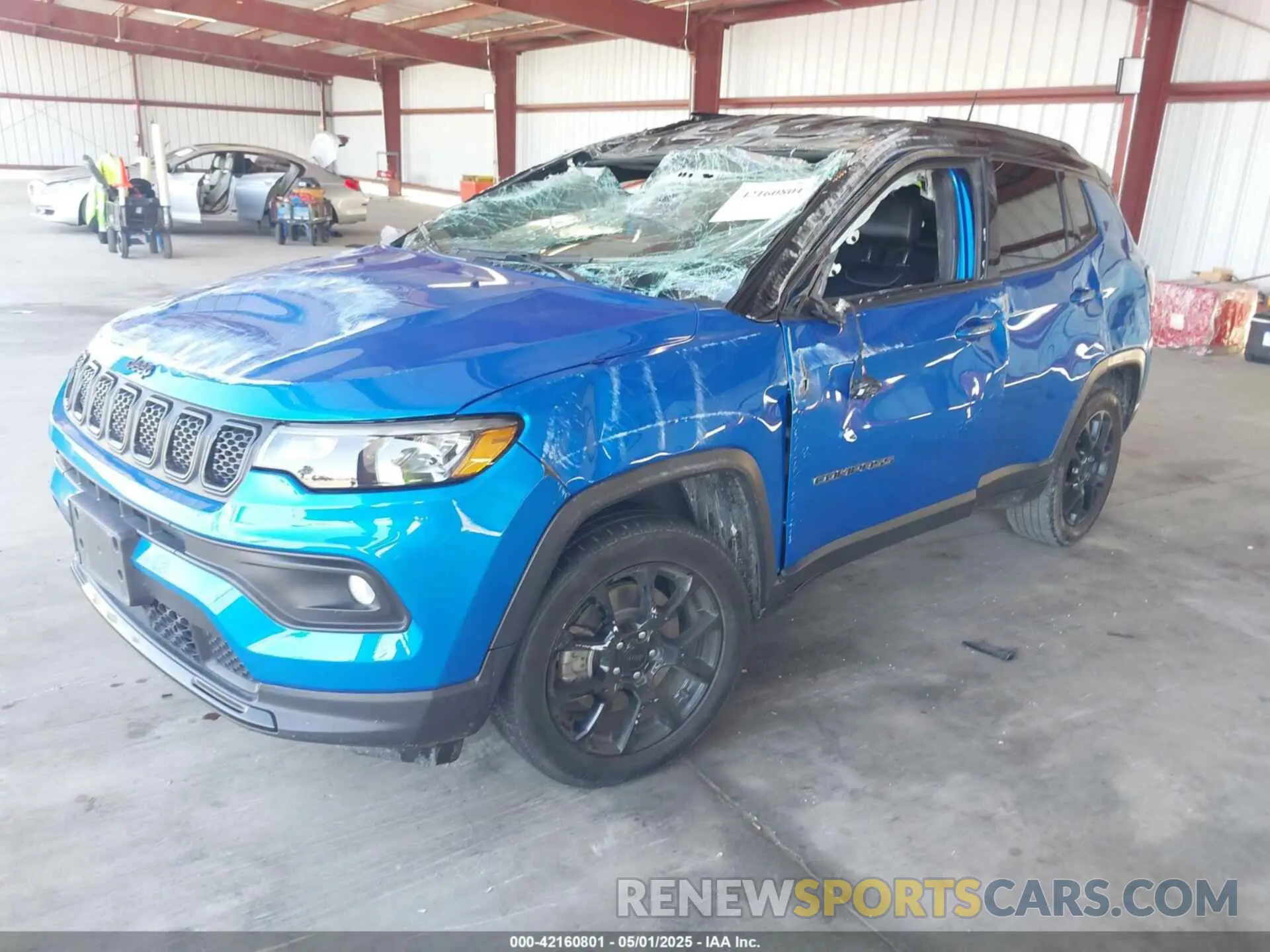 2 fotografías del automóvil dañado 3C4NJDBNXPT556929 JEEP COMPASS 2023