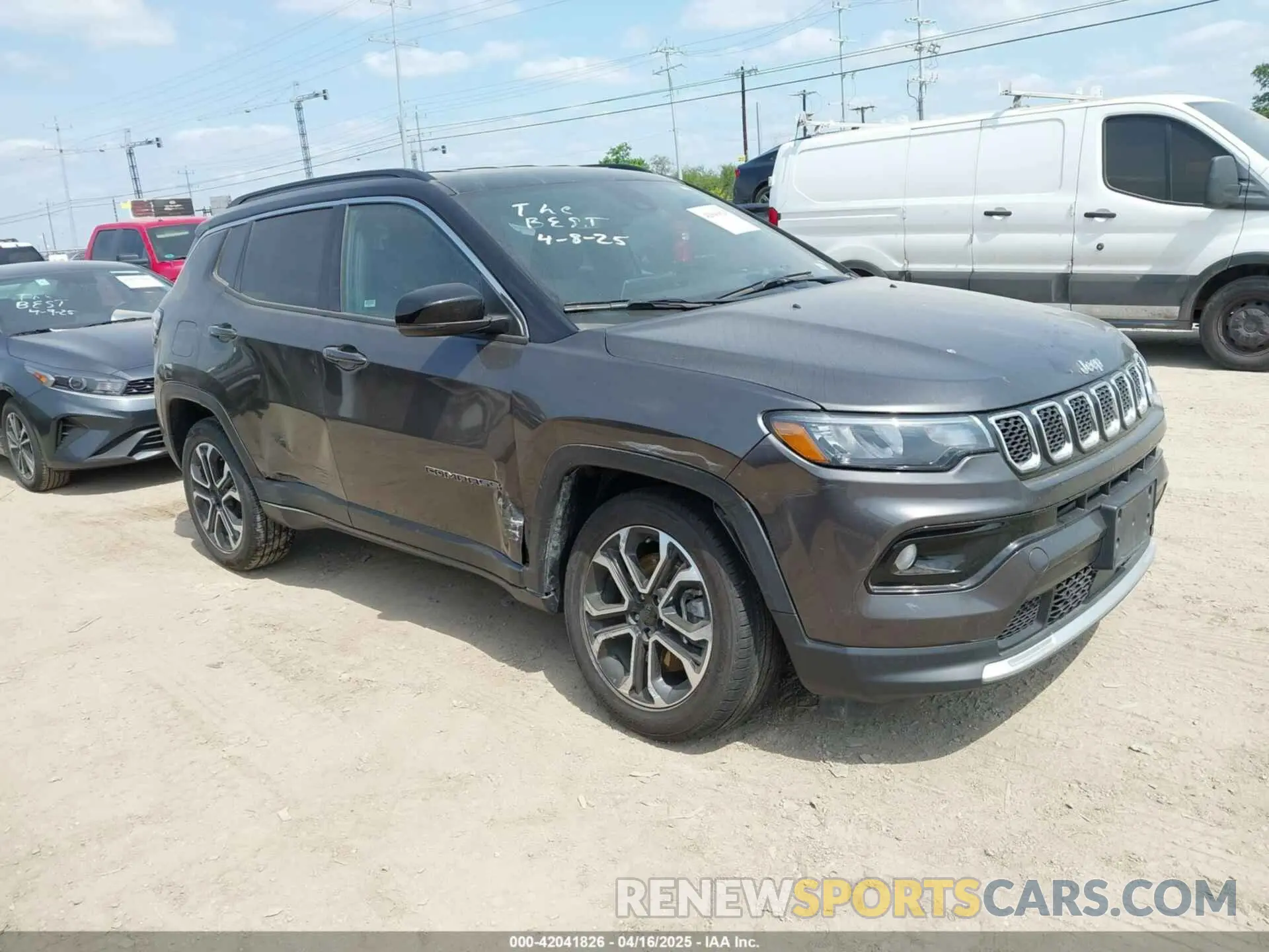 1 fotografías del automóvil dañado 3C4NJDCN0PT522688 JEEP COMPASS 2023