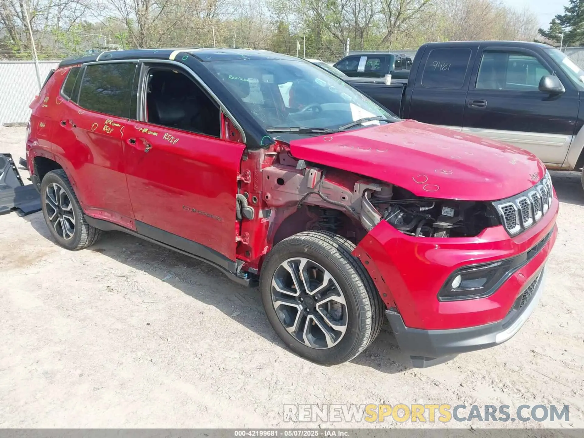 1 fotografías del automóvil dañado 3C4NJDCN0PT527468 JEEP COMPASS 2023