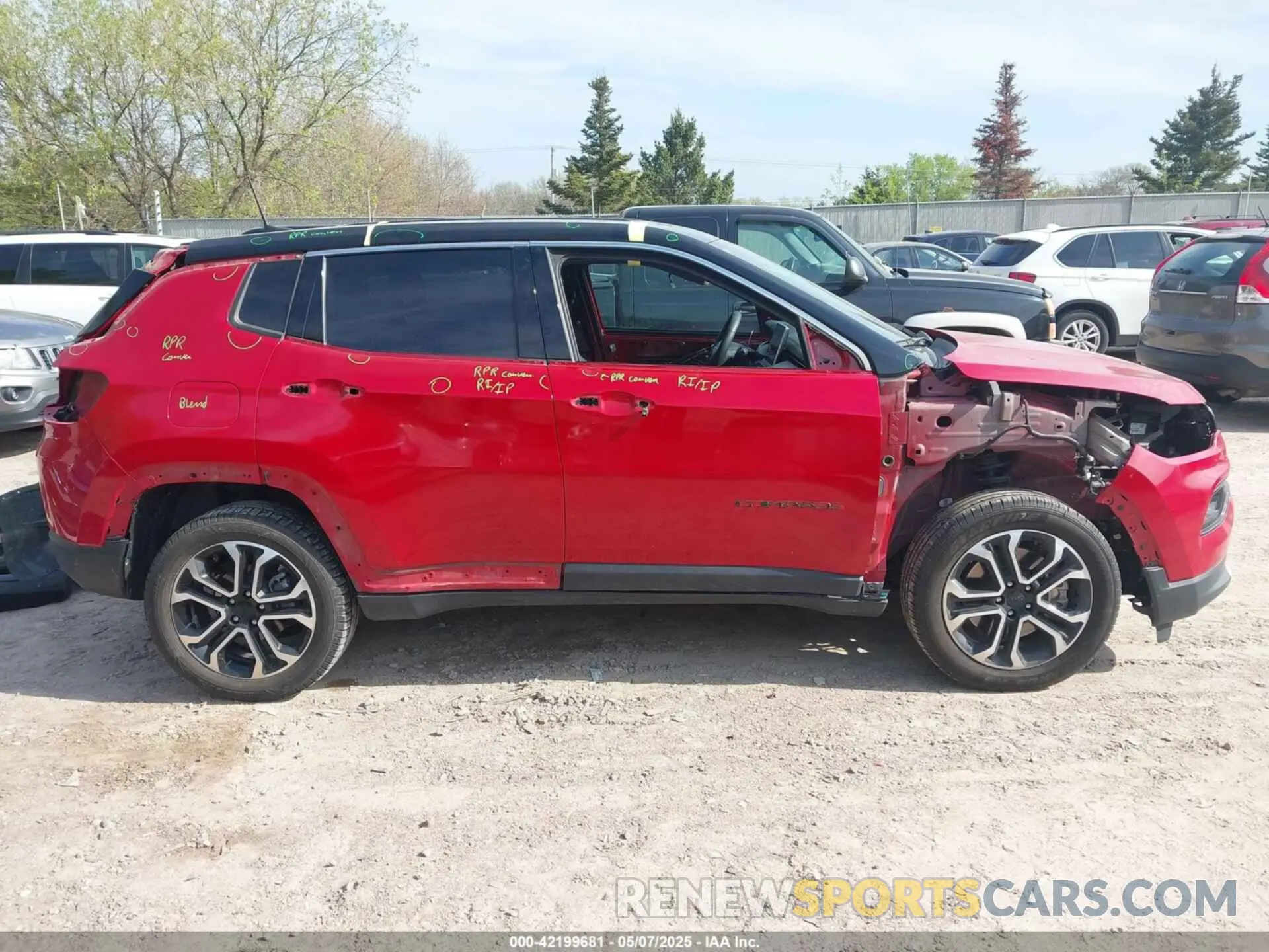 14 fotografías del automóvil dañado 3C4NJDCN0PT527468 JEEP COMPASS 2023