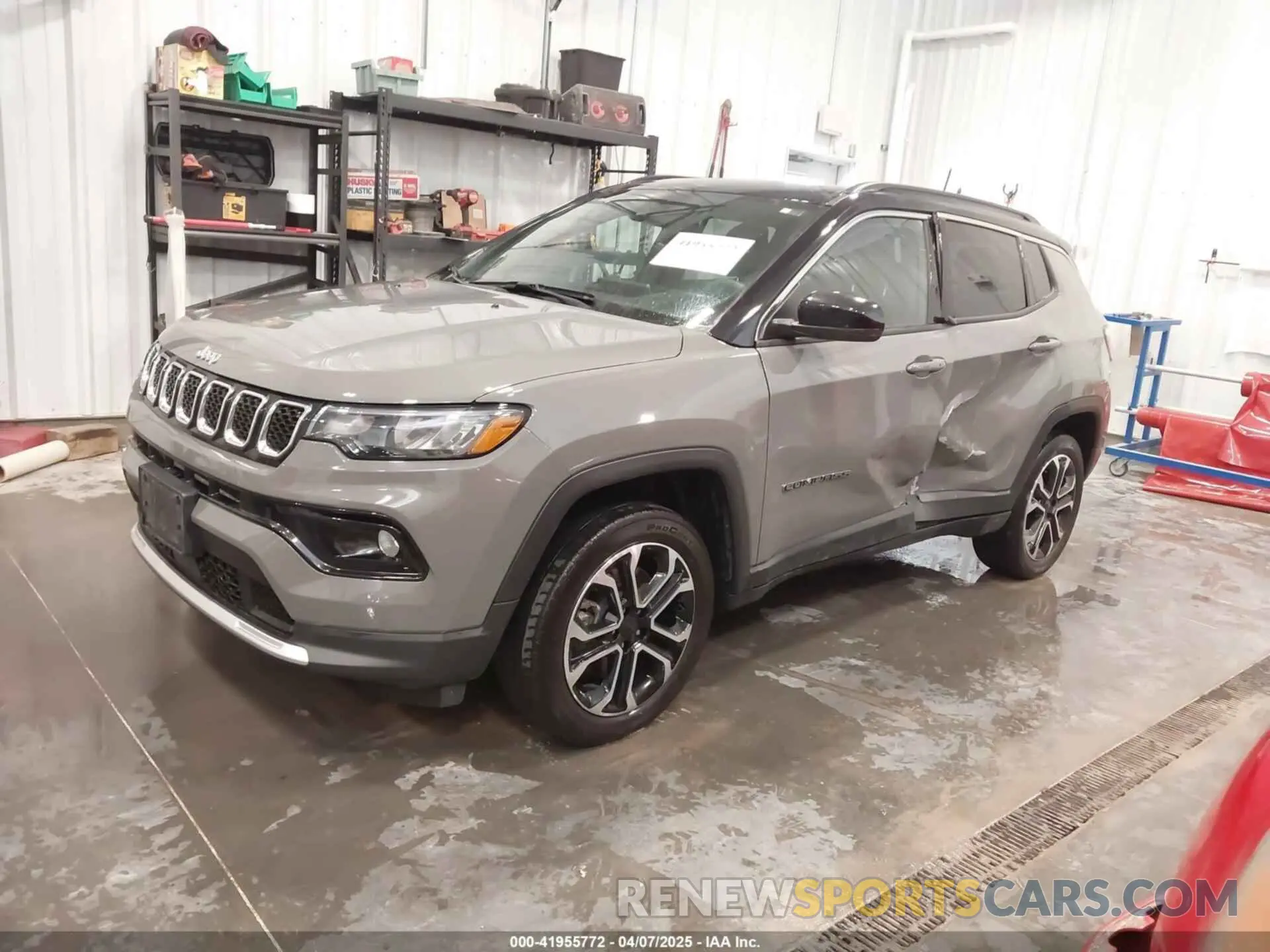 2 fotografías del automóvil dañado 3C4NJDCN1PT524479 JEEP COMPASS 2023