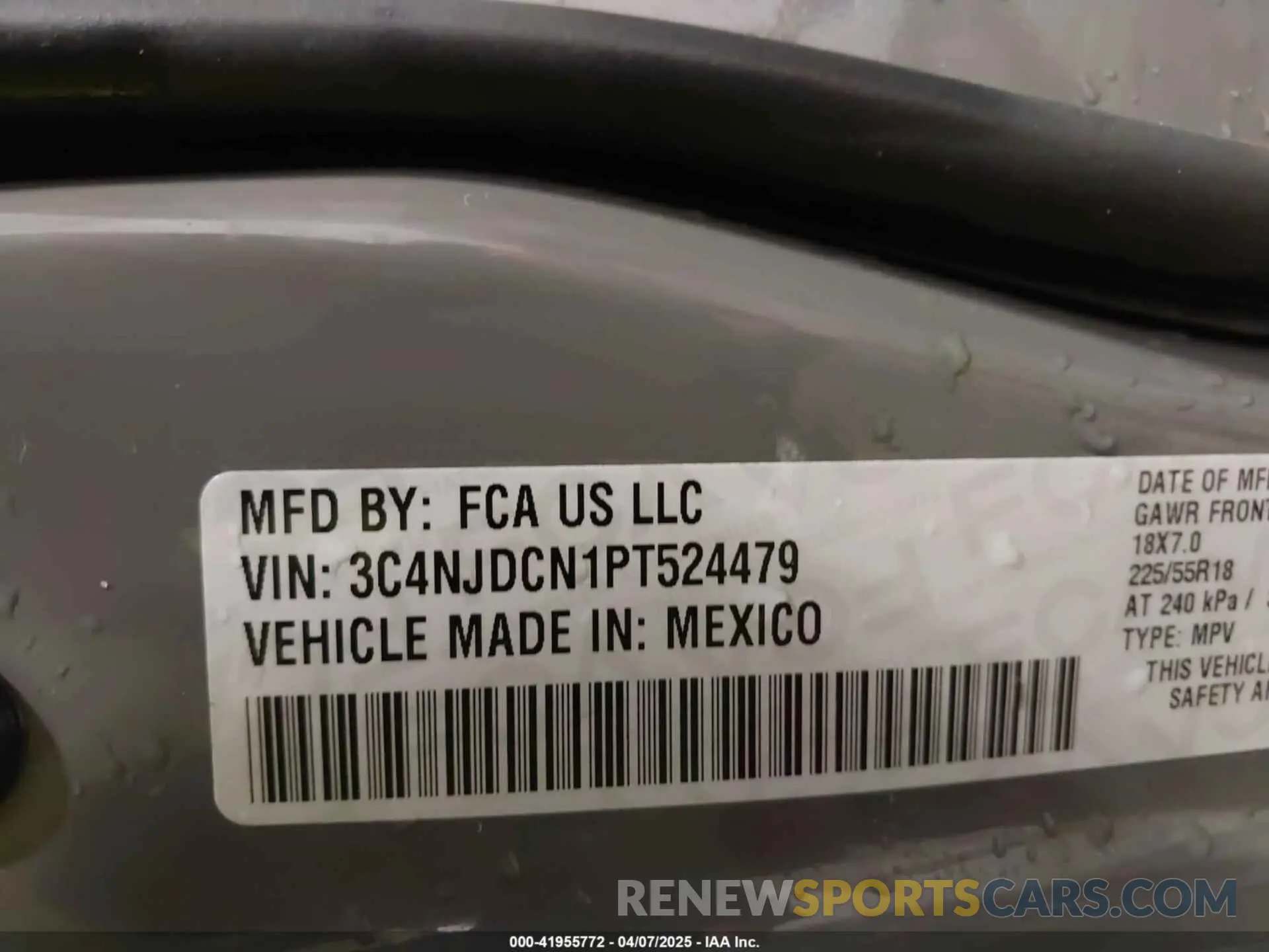 9 fotografías del automóvil dañado 3C4NJDCN1PT524479 JEEP COMPASS 2023