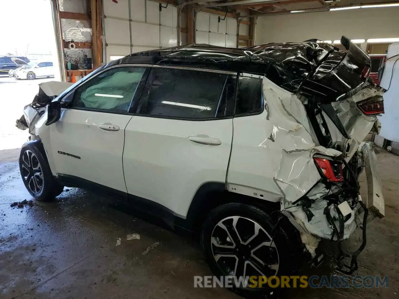 2 fotografías del automóvil dañado 3C4NJDCN1PT569132 JEEP COMPASS 2023