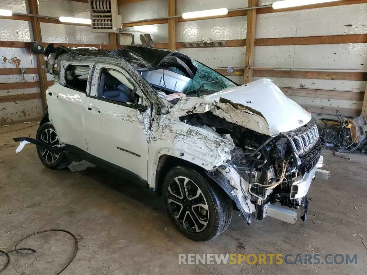 4 fotografías del automóvil dañado 3C4NJDCN1PT569132 JEEP COMPASS 2023