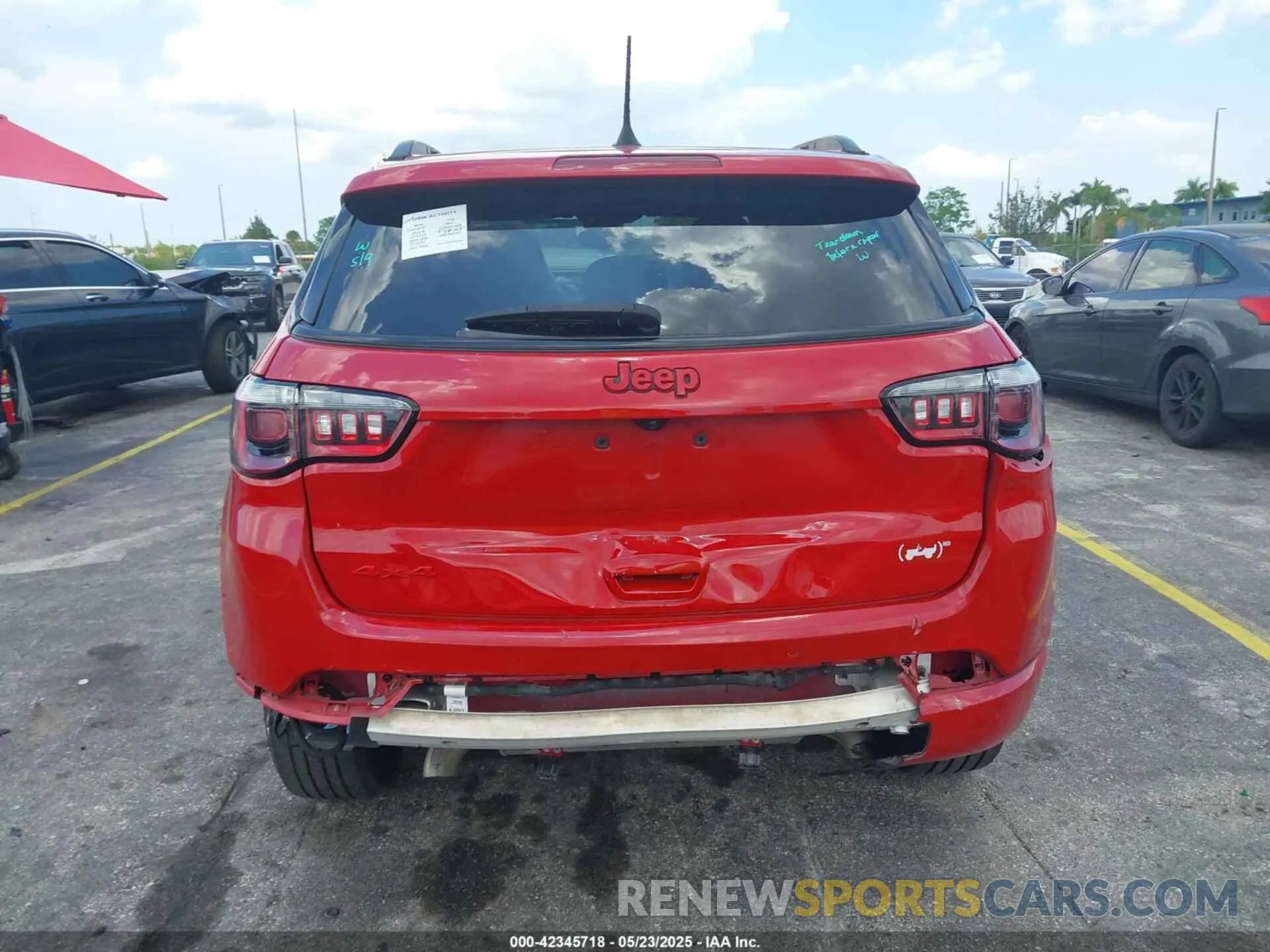 17 fotografías del automóvil dañado 3C4NJDCN2PT511630 JEEP COMPASS 2023
