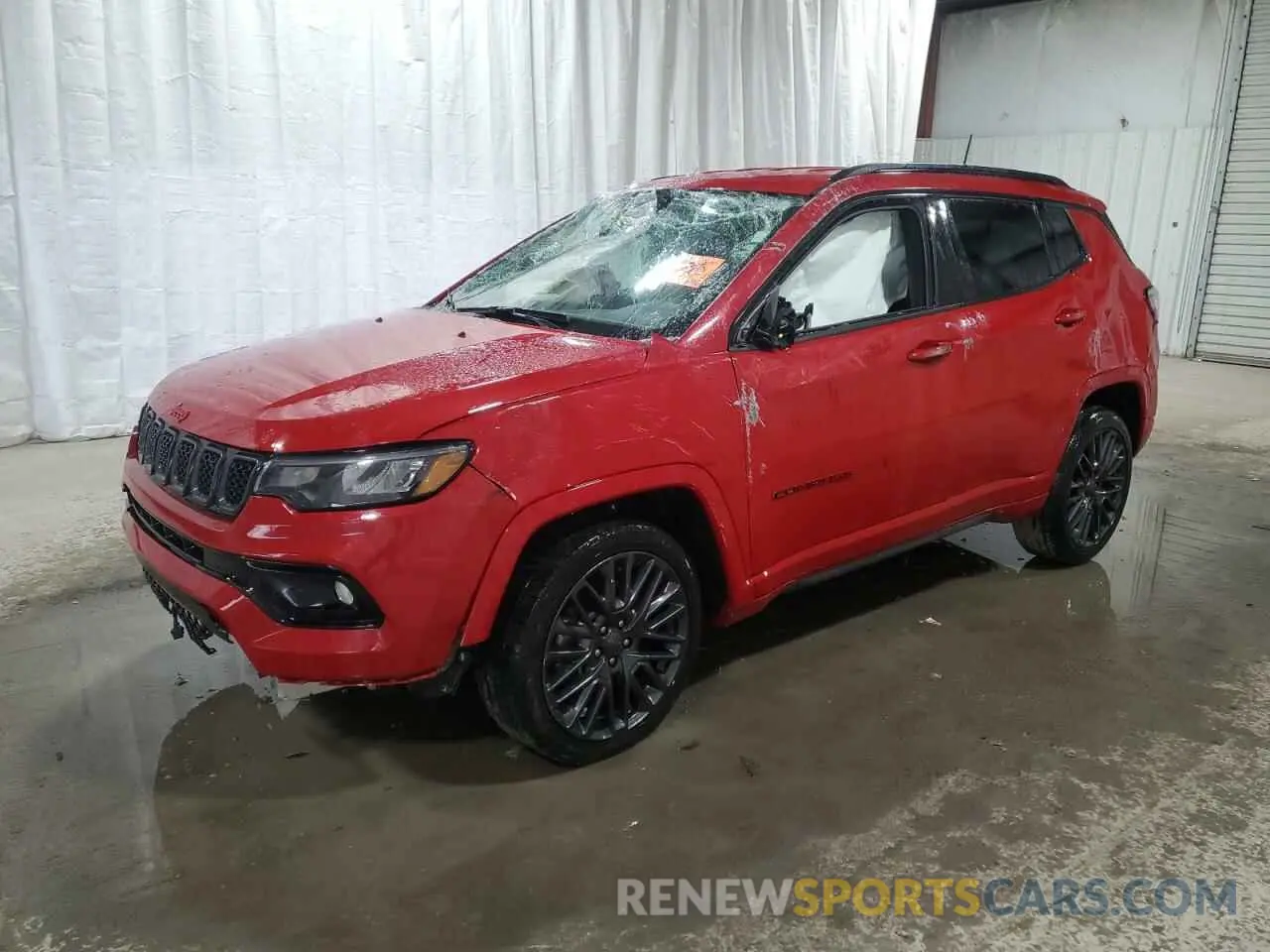 1 fotografías del automóvil dañado 3C4NJDCN2PT511644 JEEP COMPASS 2023