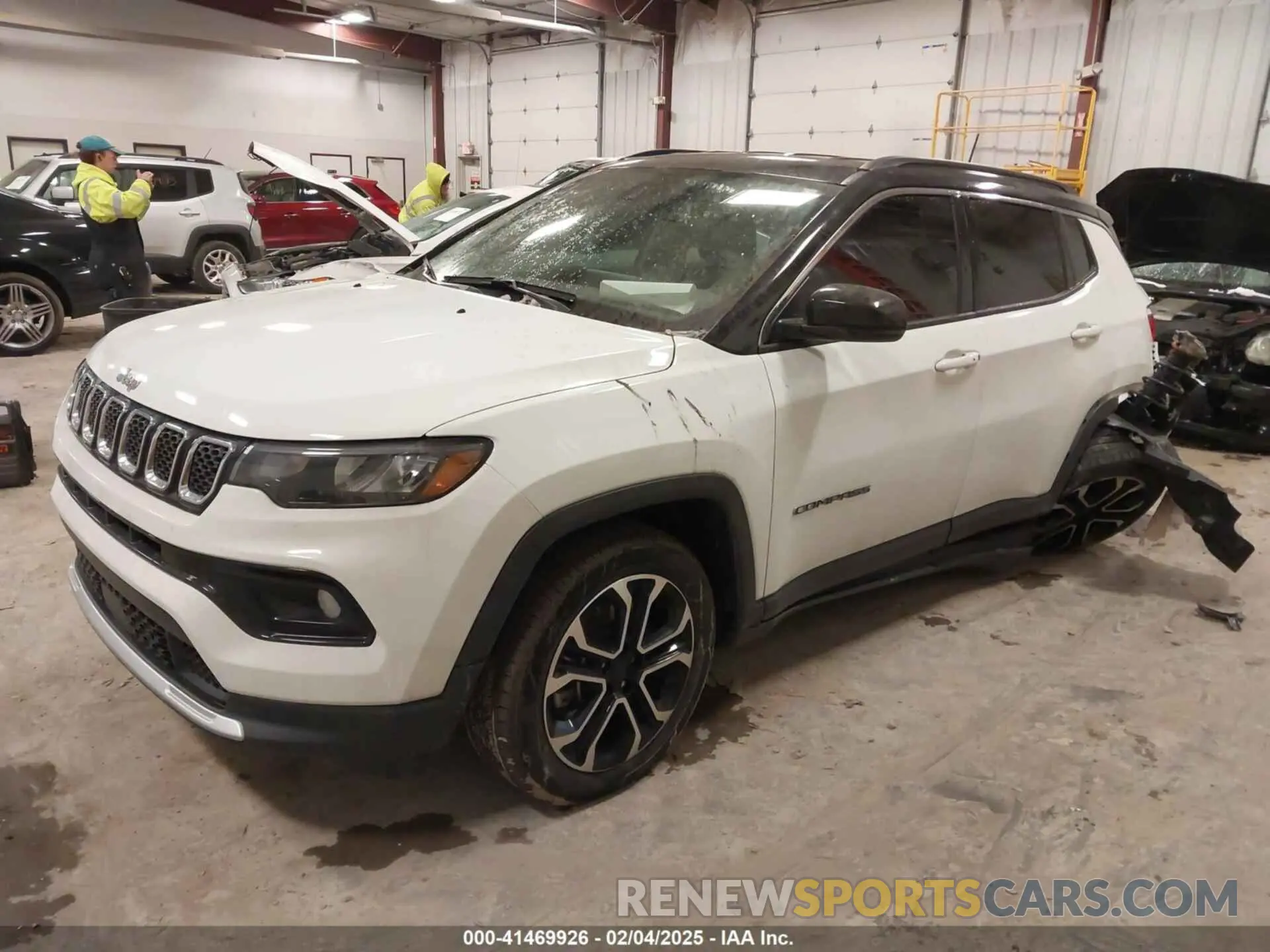 2 fotografías del automóvil dañado 3C4NJDCN2PT552520 JEEP COMPASS 2023