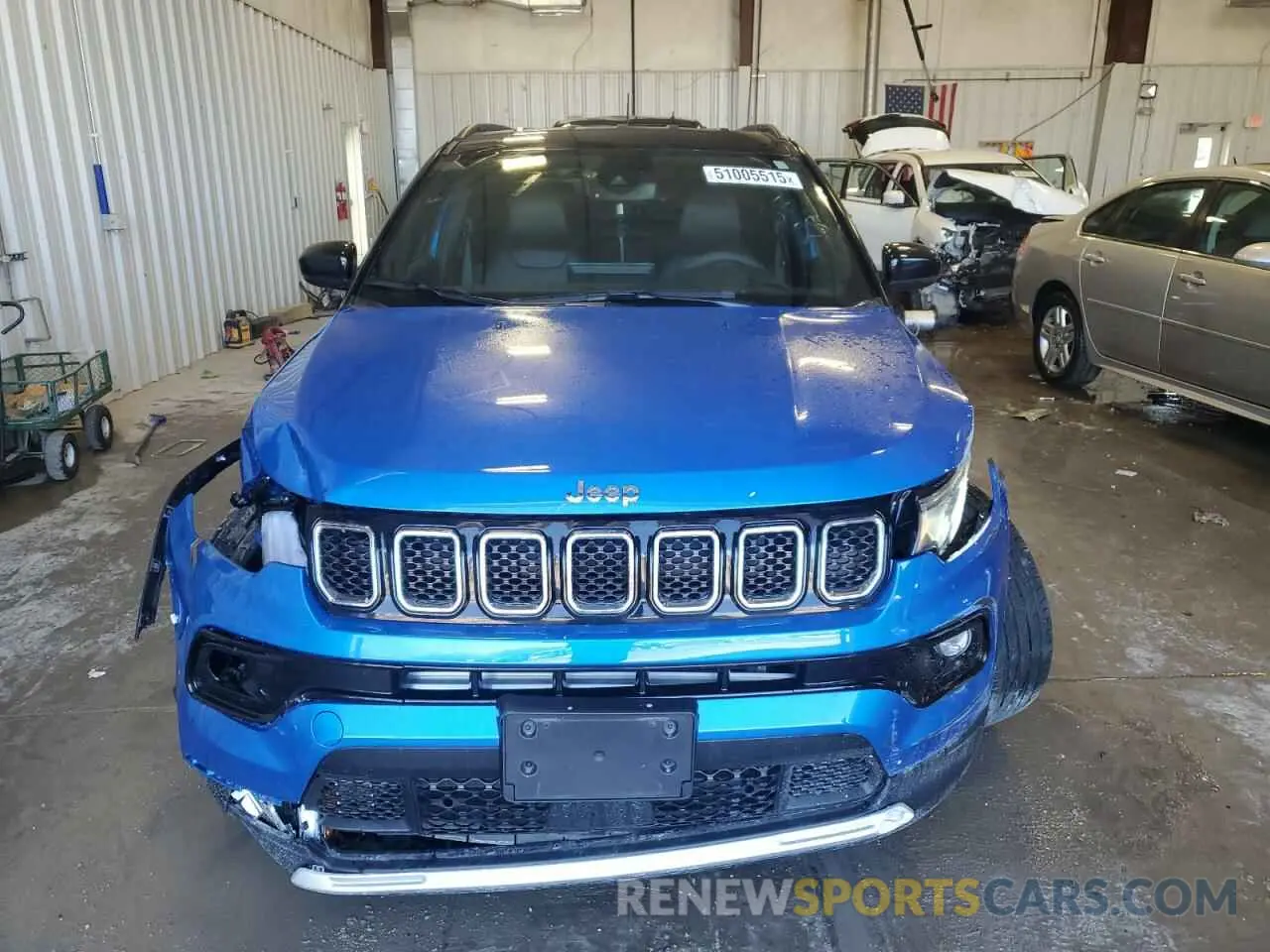5 fotografías del automóvil dañado 3C4NJDCN4PT517431 JEEP COMPASS 2023