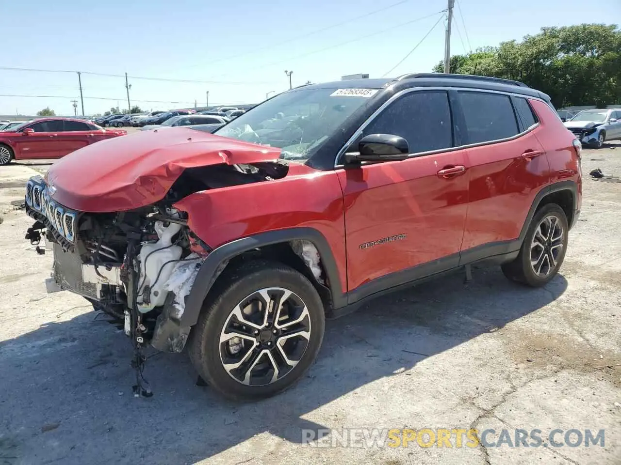 1 fotografías del automóvil dañado 3C4NJDCN4PT545763 JEEP COMPASS 2023