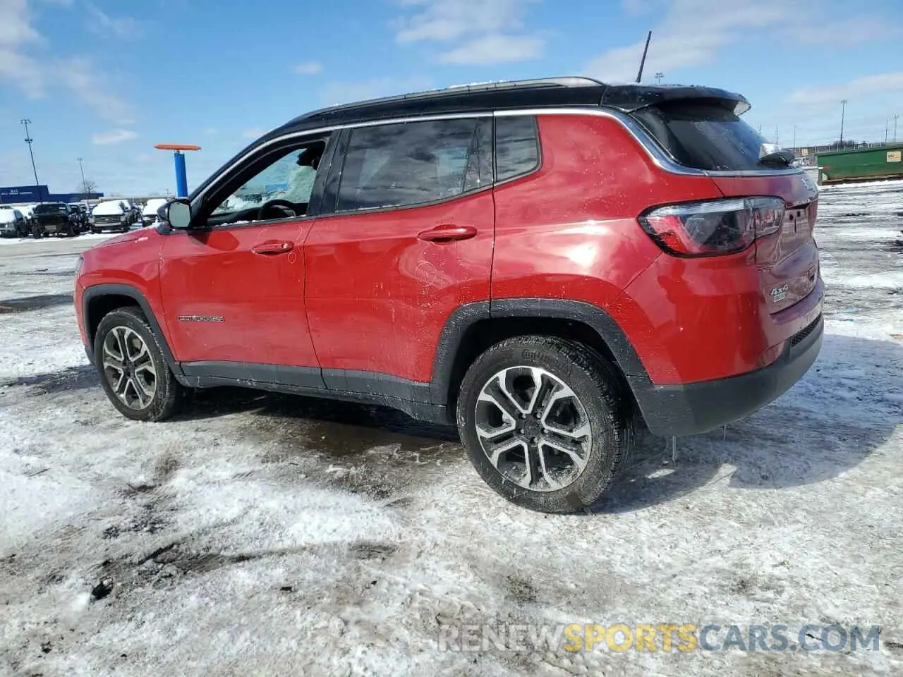 2 fotografías del automóvil dañado 3C4NJDCN5PT549076 JEEP COMPASS 2023