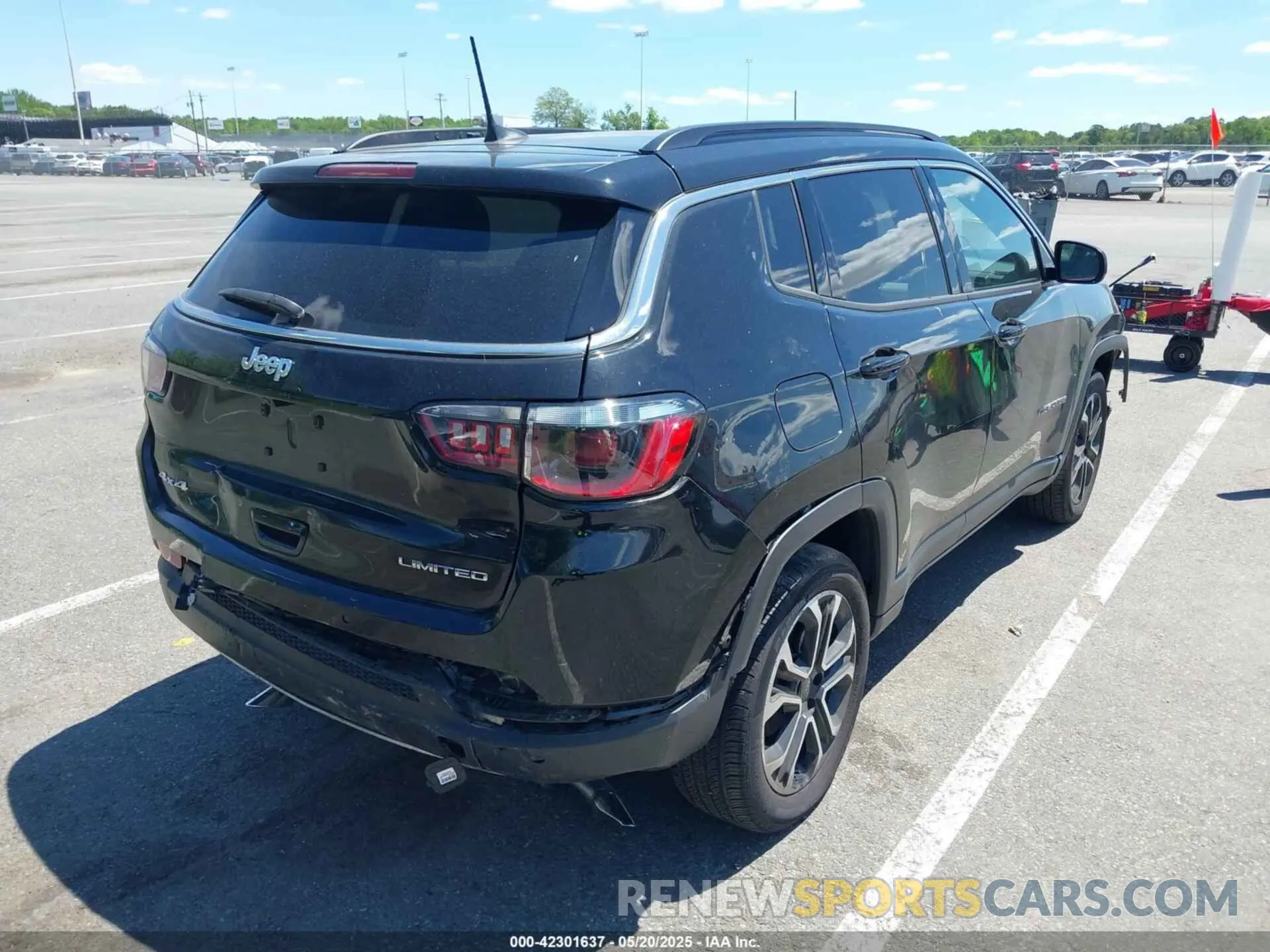 4 fotografías del automóvil dañado 3C4NJDCN6PT556523 JEEP COMPASS 2023