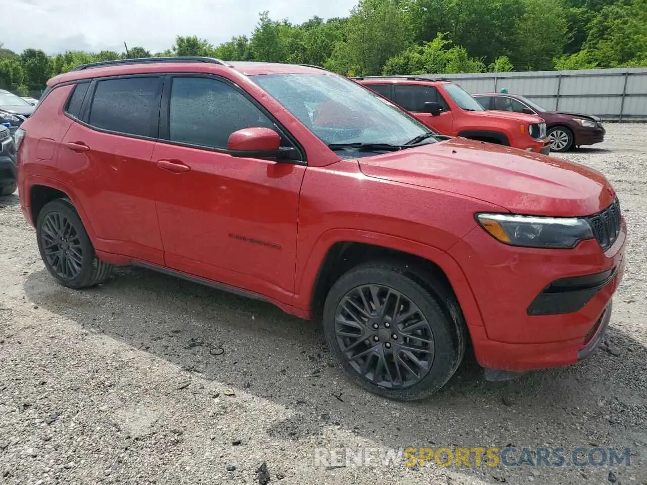 4 fotografías del automóvil dañado 3C4NJDCN7PT500848 JEEP COMPASS 2023