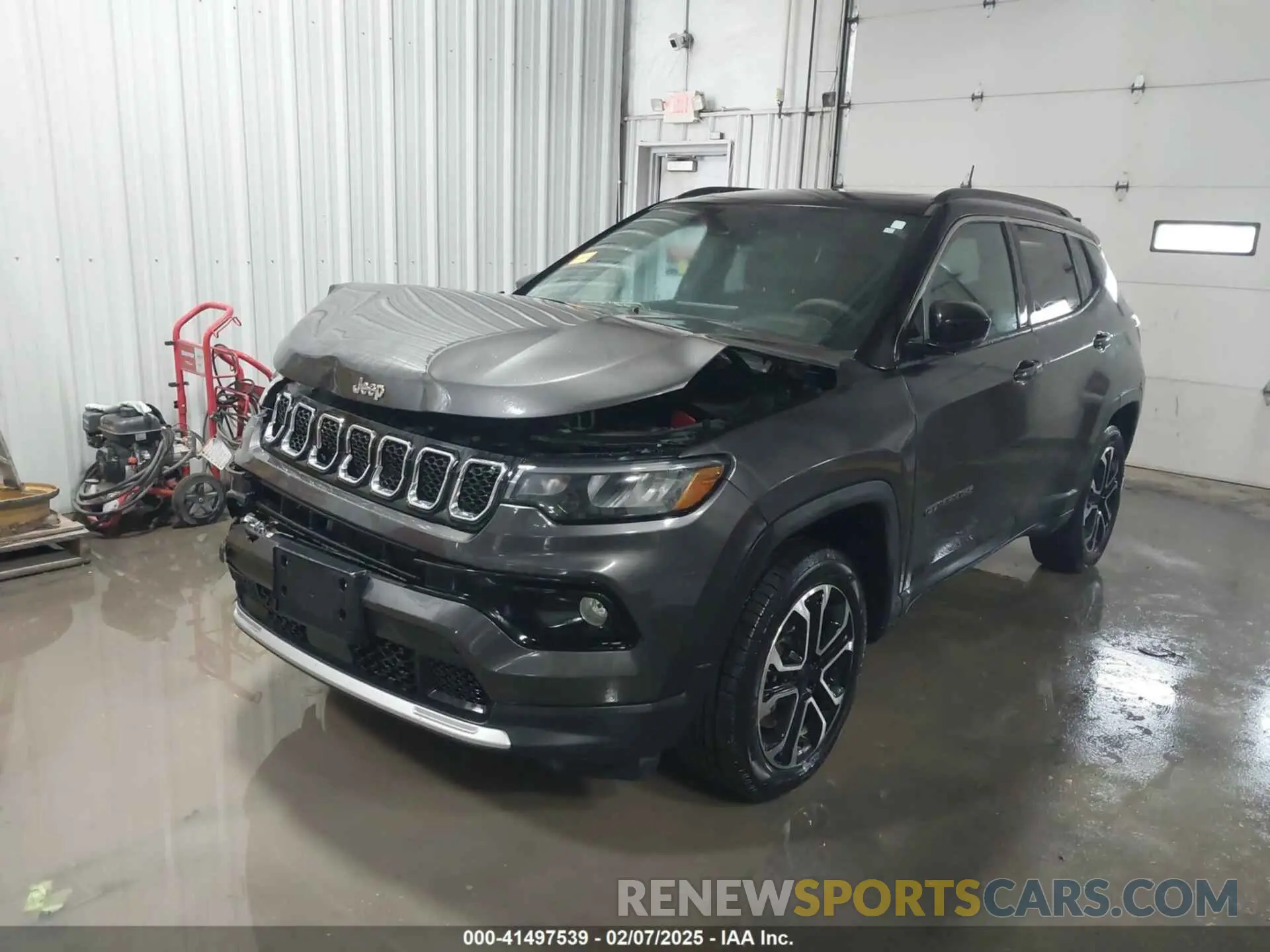 2 fotografías del automóvil dañado 3C4NJDCN7PT523935 JEEP COMPASS 2023