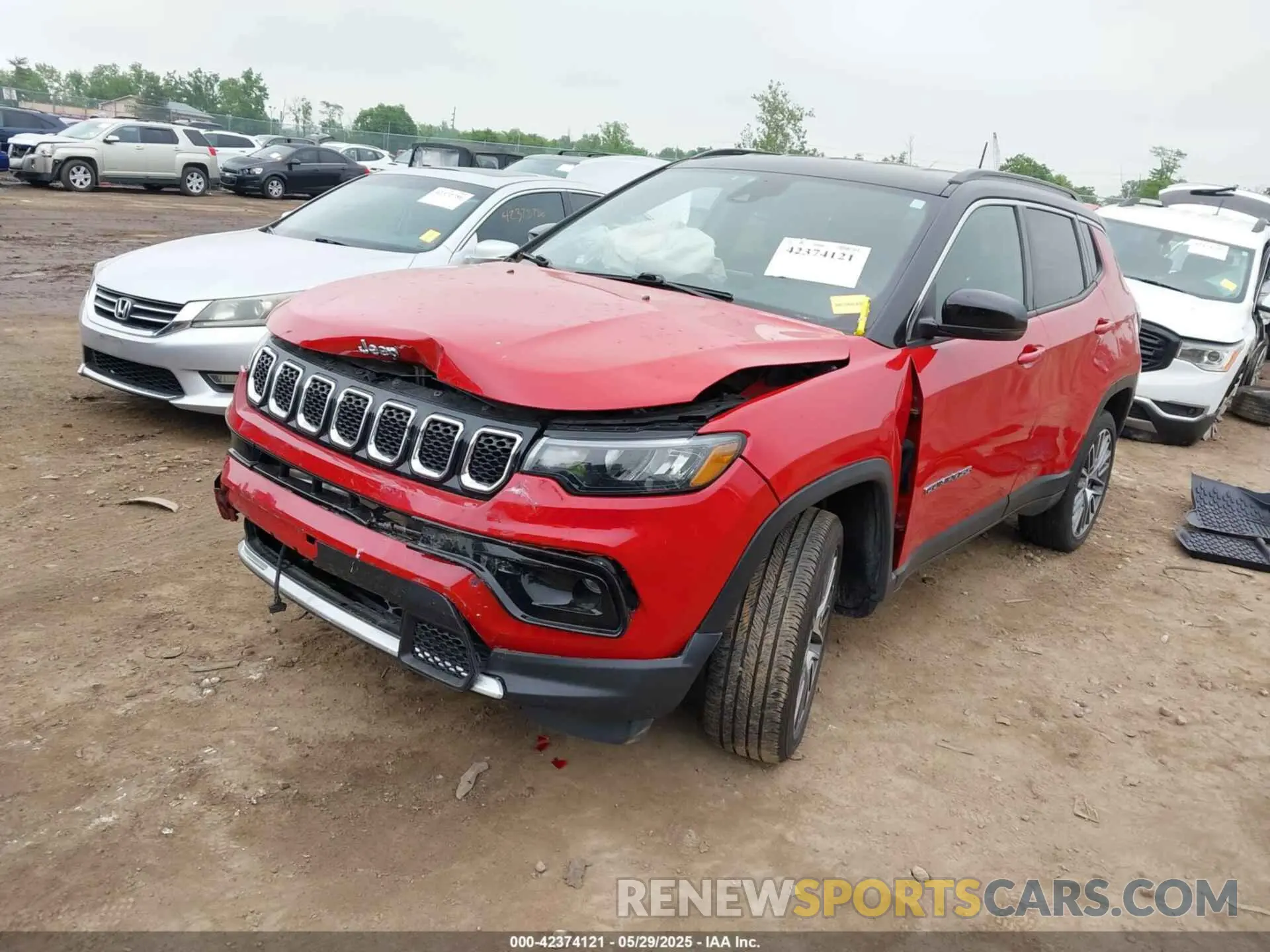 2 fotografías del automóvil dañado 3C4NJDCN7PT531789 JEEP COMPASS 2023