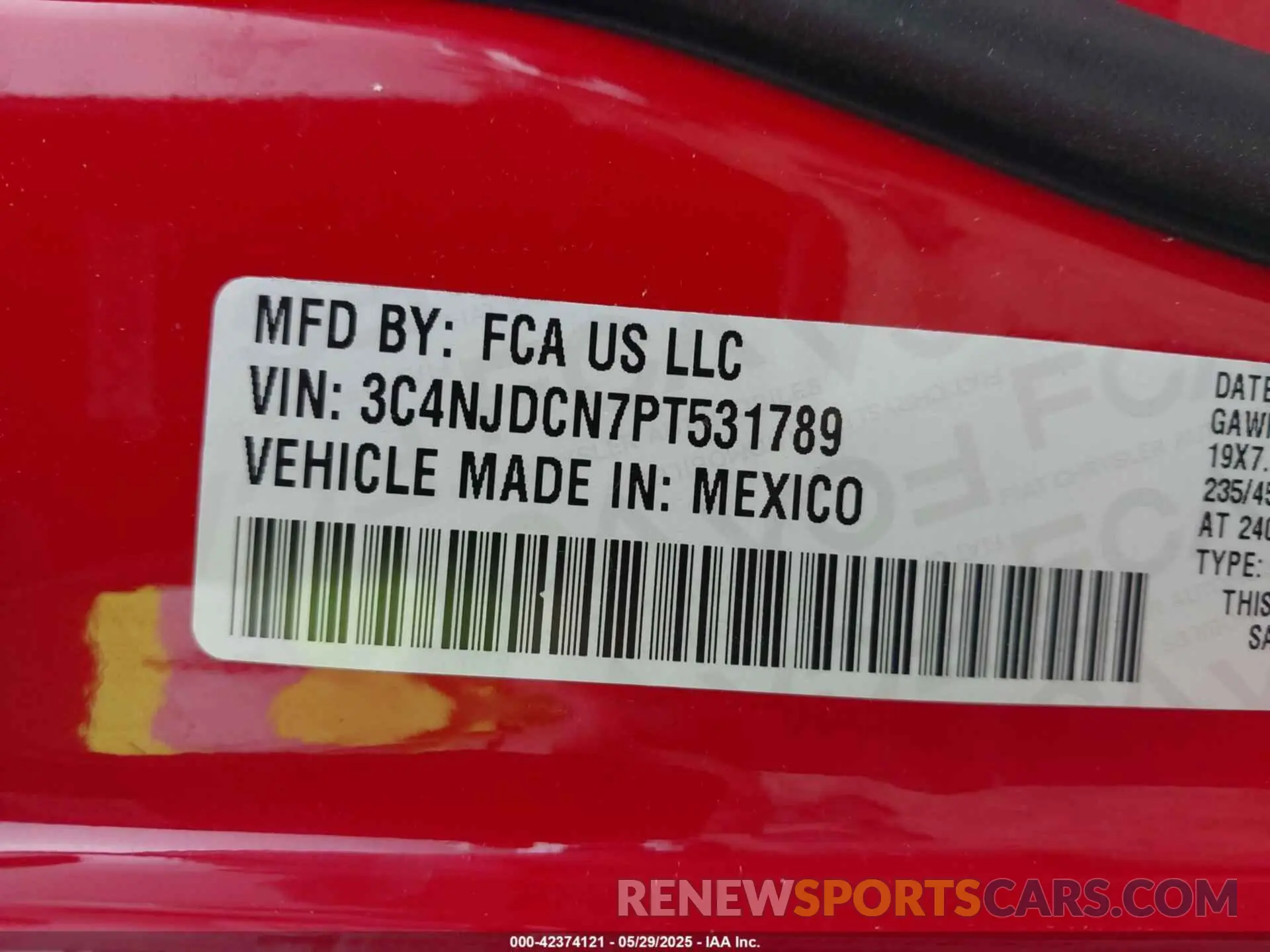 9 fotografías del automóvil dañado 3C4NJDCN7PT531789 JEEP COMPASS 2023