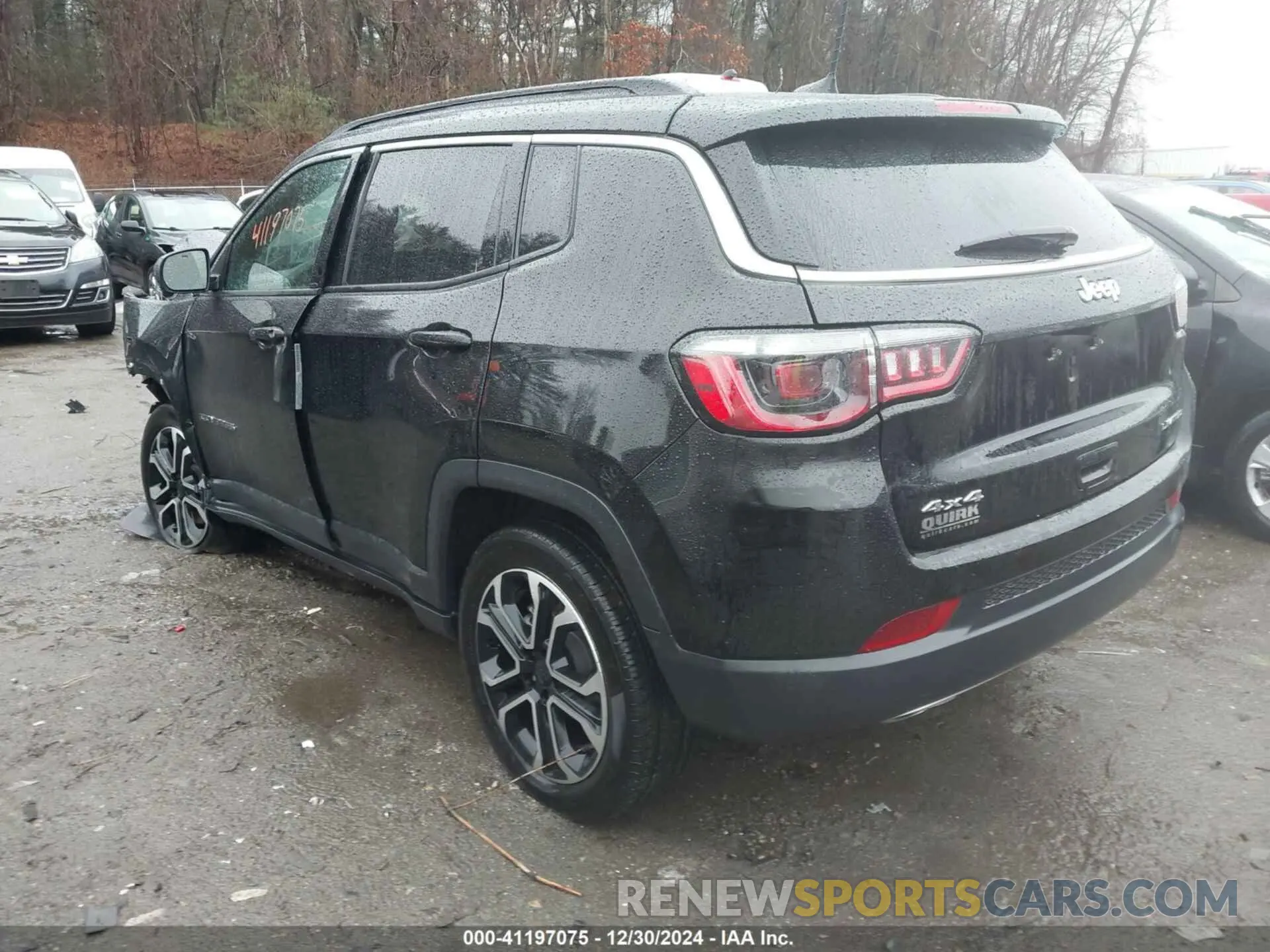 3 fotografías del automóvil dañado 3C4NJDCN8PT512863 JEEP COMPASS 2023