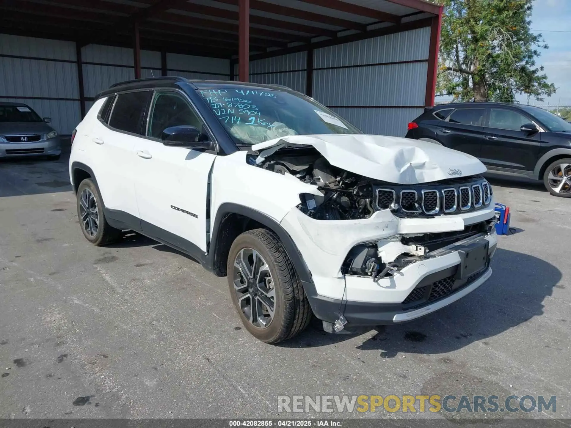 1 fotografías del automóvil dañado 3C4NJDCN8PT565904 JEEP COMPASS 2023