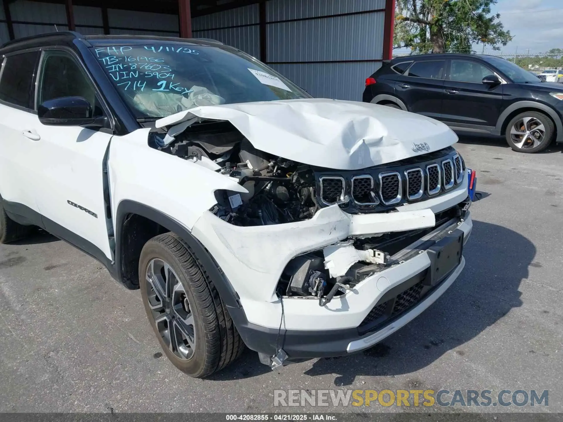 6 fotografías del automóvil dañado 3C4NJDCN8PT565904 JEEP COMPASS 2023