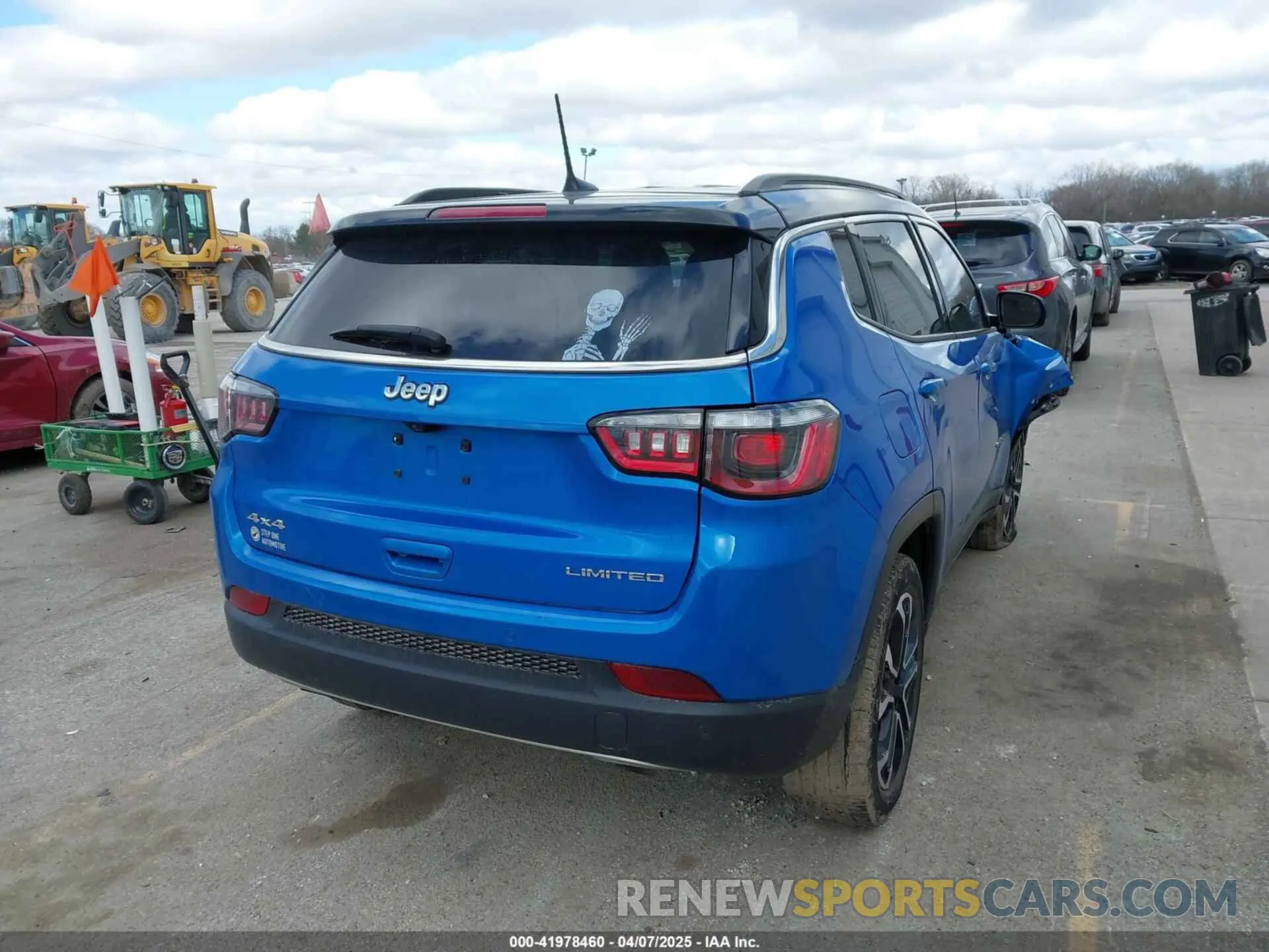 4 fotografías del automóvil dañado 3C4NJDCN9PT519336 JEEP COMPASS 2023