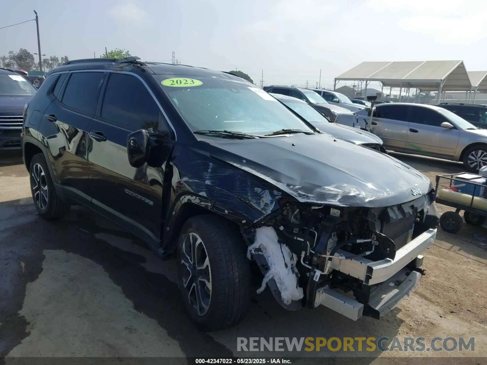 1 fotografías del automóvil dañado 3C4NJDCN9PT539652 JEEP COMPASS 2023
