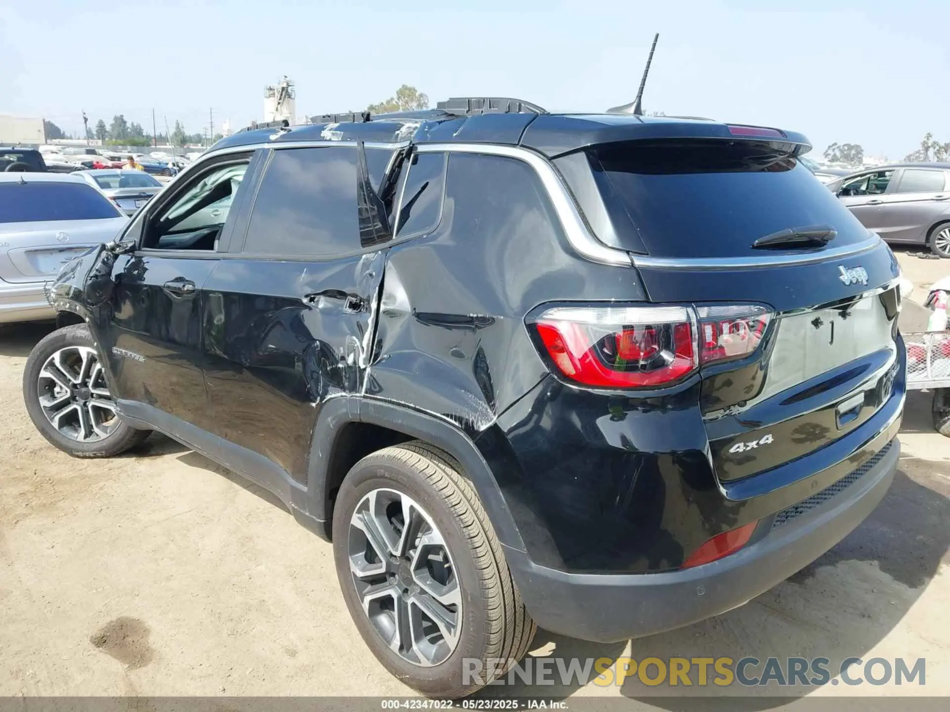 3 fotografías del automóvil dañado 3C4NJDCN9PT539652 JEEP COMPASS 2023